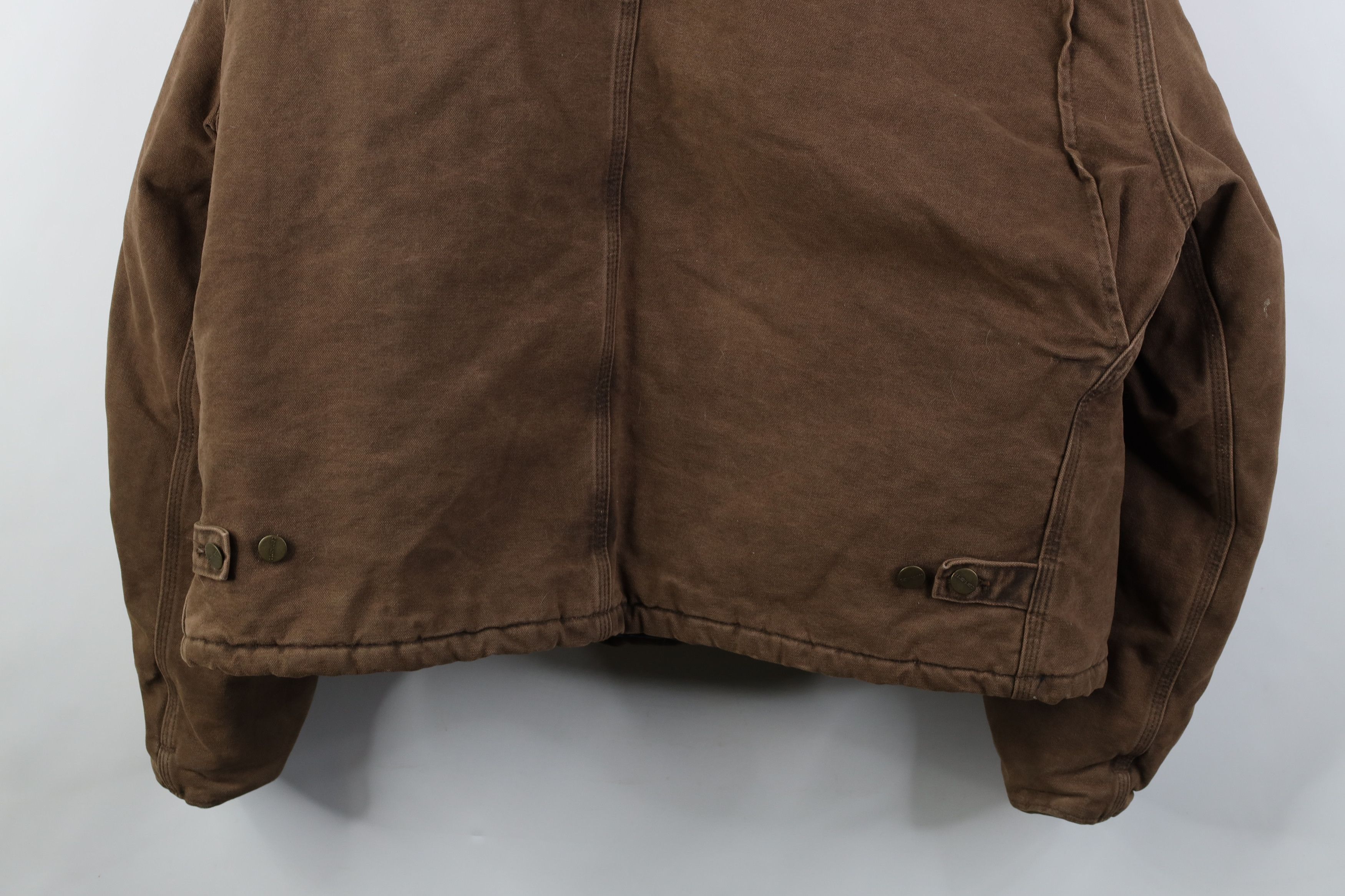 Carhartt Vintage Y2K 2000 Carhartt Detroit Jacket Brown Canvas USA Size US XXL / EU 58 / 5 - 16 Thumbnail