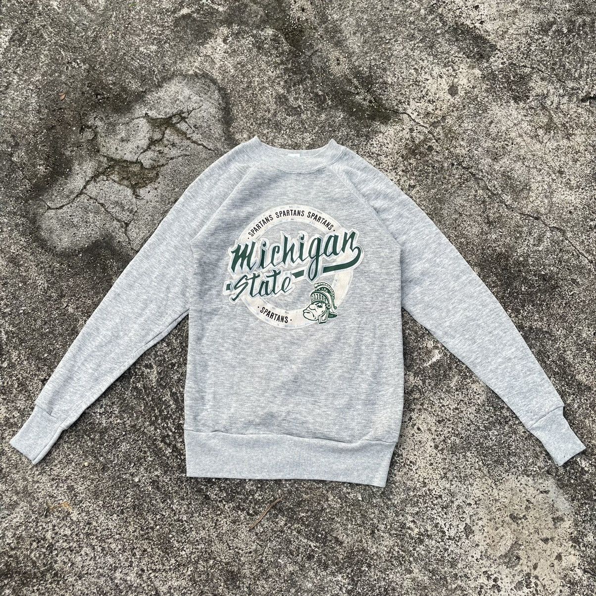 Champion × Vintage Vintage Spartans Michigan State Sweatshirt Big Logo Size US S / EU 44-46 / 1 - 1 Thumbnail