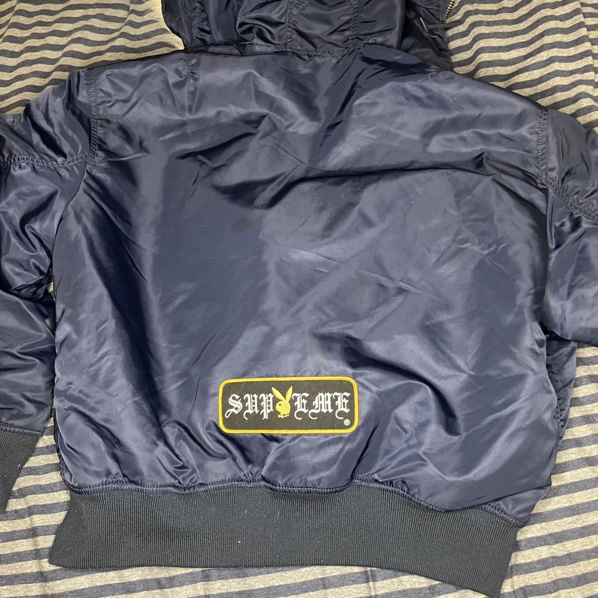 Playboy × Supreme Supreme play boy hooded ma1 jacket Size US L / EU 52-54 / 3 - 5 Thumbnail