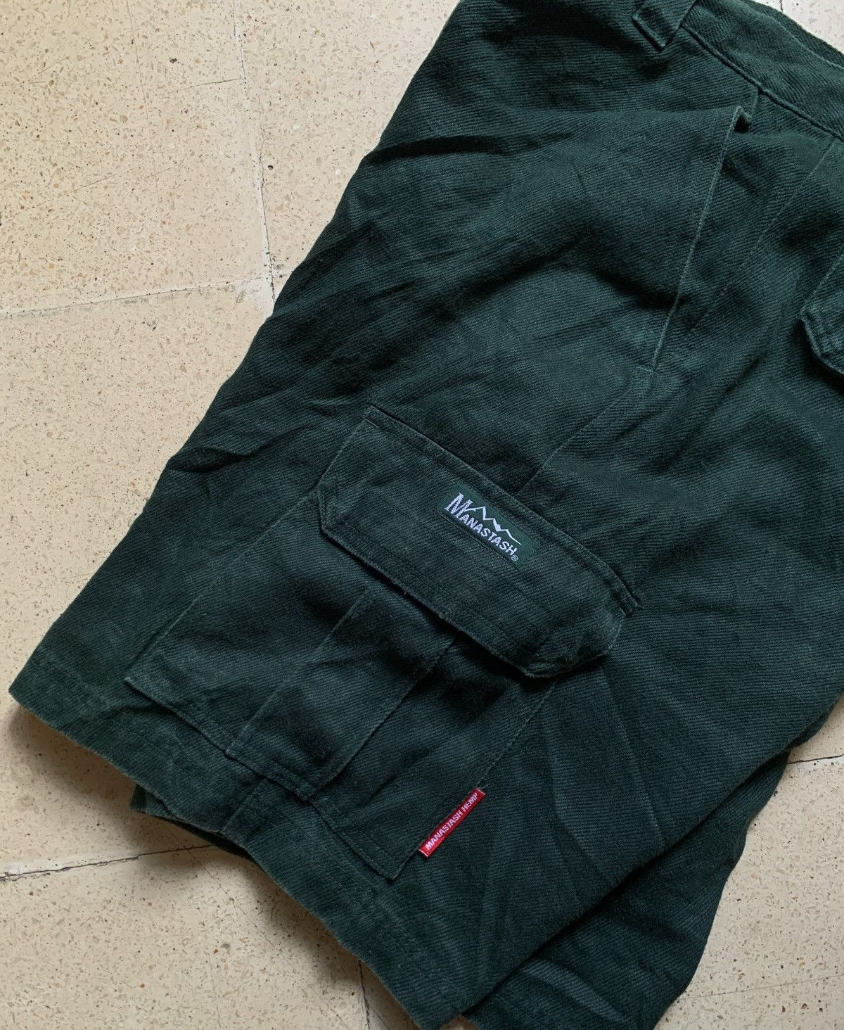 Manastash Vintage Manastash cannabis hemp cargo shorts Size US 30 / EU 46 - 3 Thumbnail