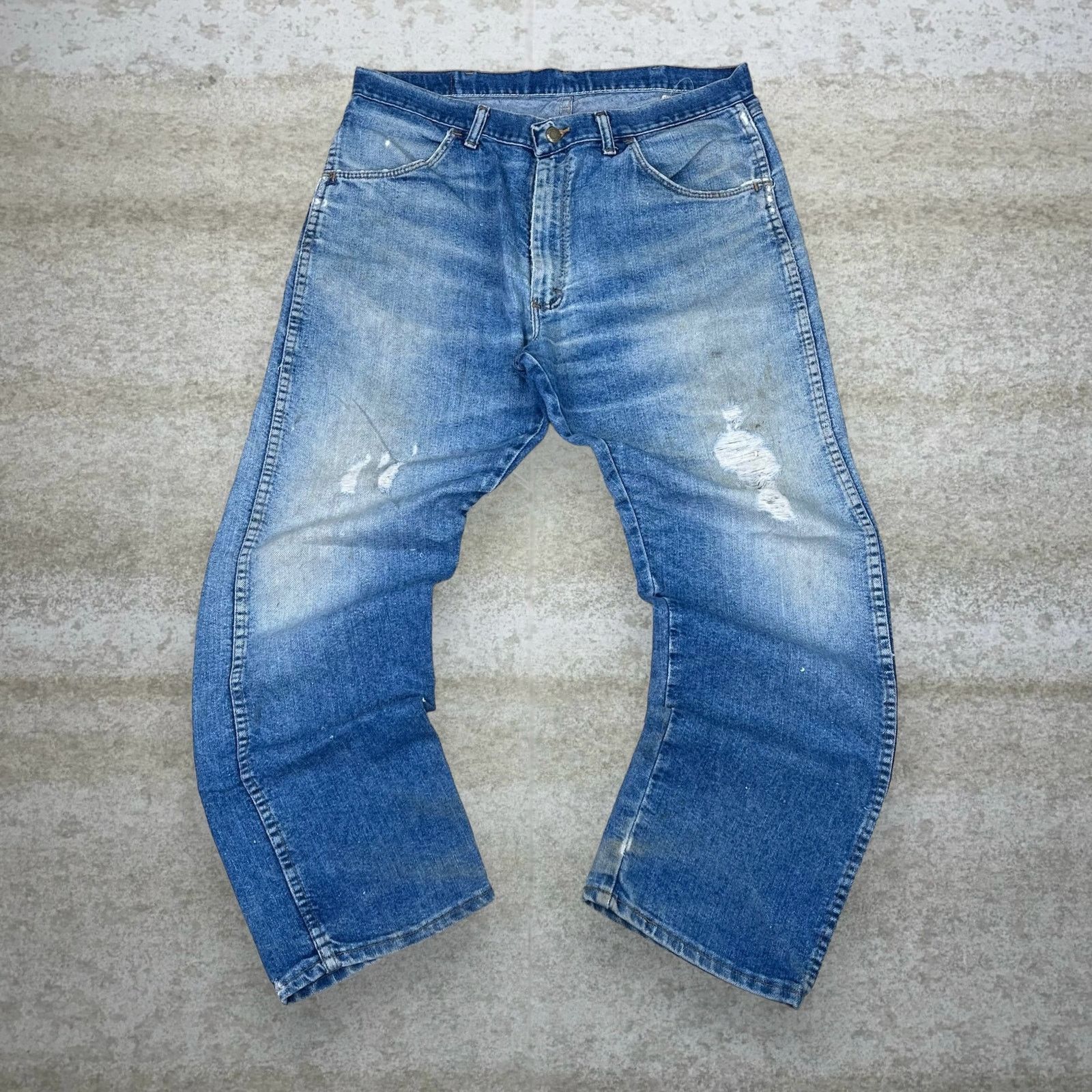 Wrangler Vintage Y2K Wrangler Jeans 36x29 Relaxed Fit Medium Wash Size US 36 / EU 52 - 2 Thumbnail