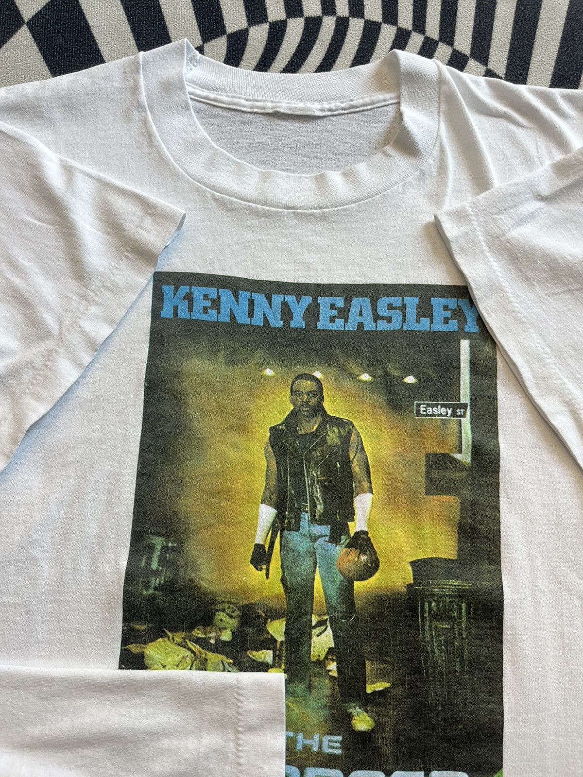 NFL Vintage KENNY EASLEY THE ENFORCER 1986’s Poster Photo Tshirt Size US L / EU 52-54 / 3 - 7 Thumbnail