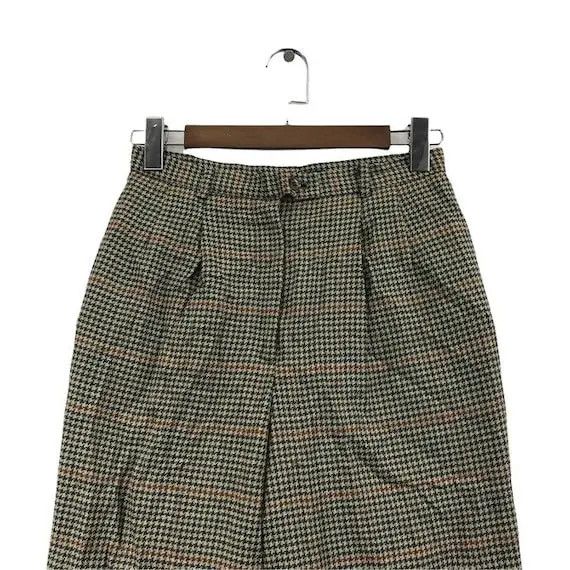 Burberry Vtg BURBERRY LONDON ENGLAND Plaid Checks Casual Pant Trouser Size 26" / US 2 / IT 38 - 3 Thumbnail