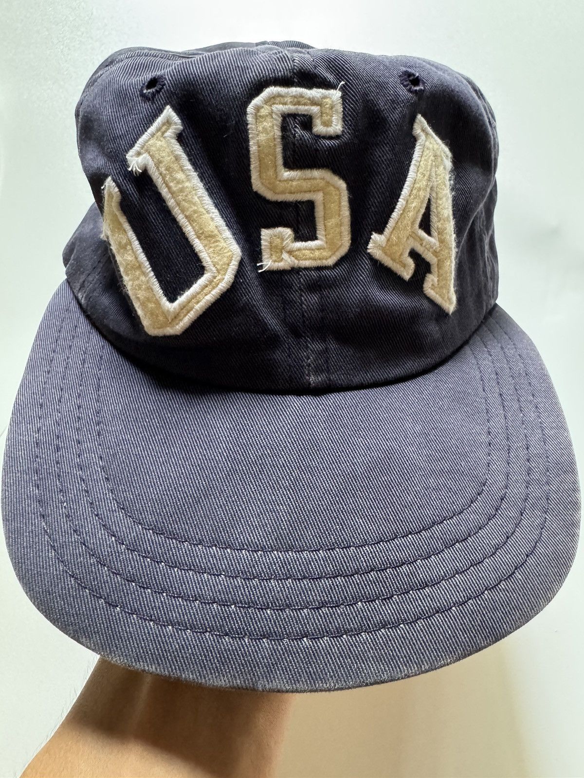 Polo Ralph Lauren × RRL Ralph Lauren Vintage Polo Sport USA Hat Size ONE SIZE - 4 Thumbnail