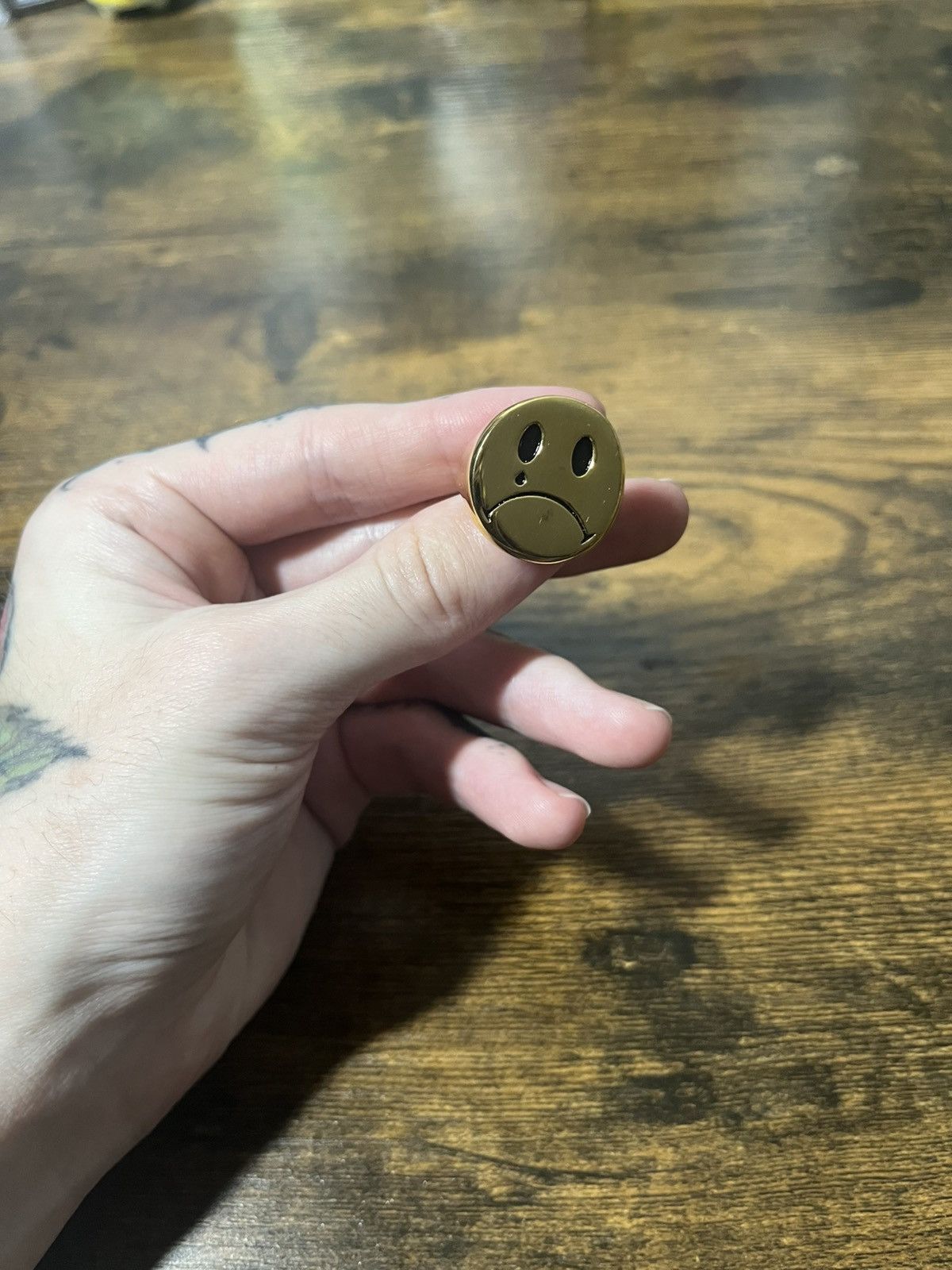 Other Crying Sad face ring size 10 Size ONE SIZE - 1 Thumbnail