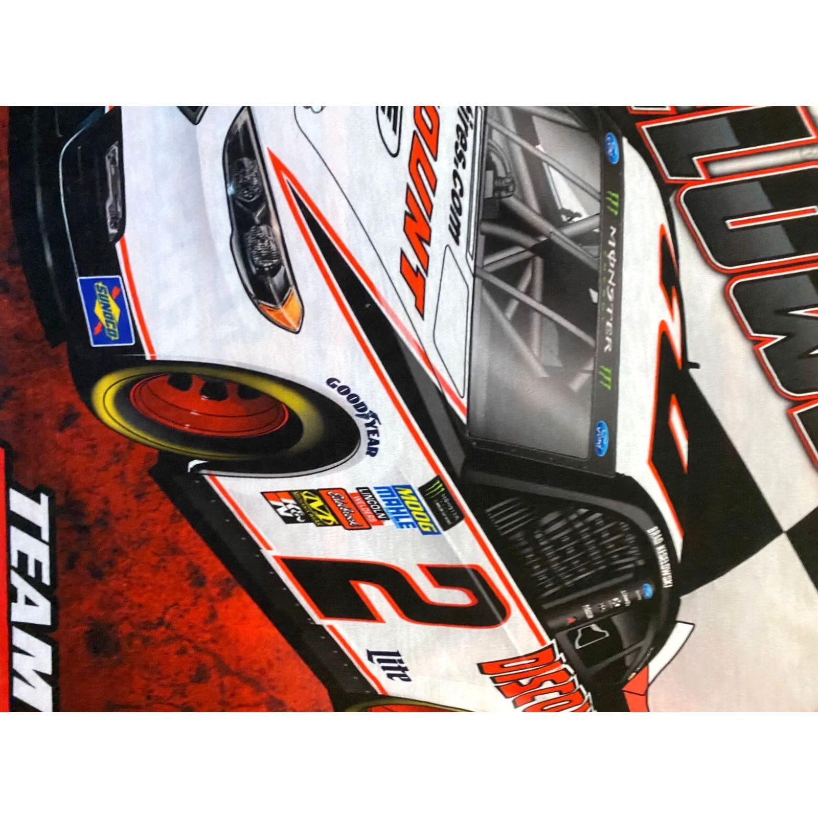 Chase Authentics VTG Chase Authentics NASCAR T Shirt Team Penske Racing Tee Brad Keselowski Mens XL Black Short Sleeve Crew Neck Size US XL / EU 56 / 4 - 3 Thumbnail