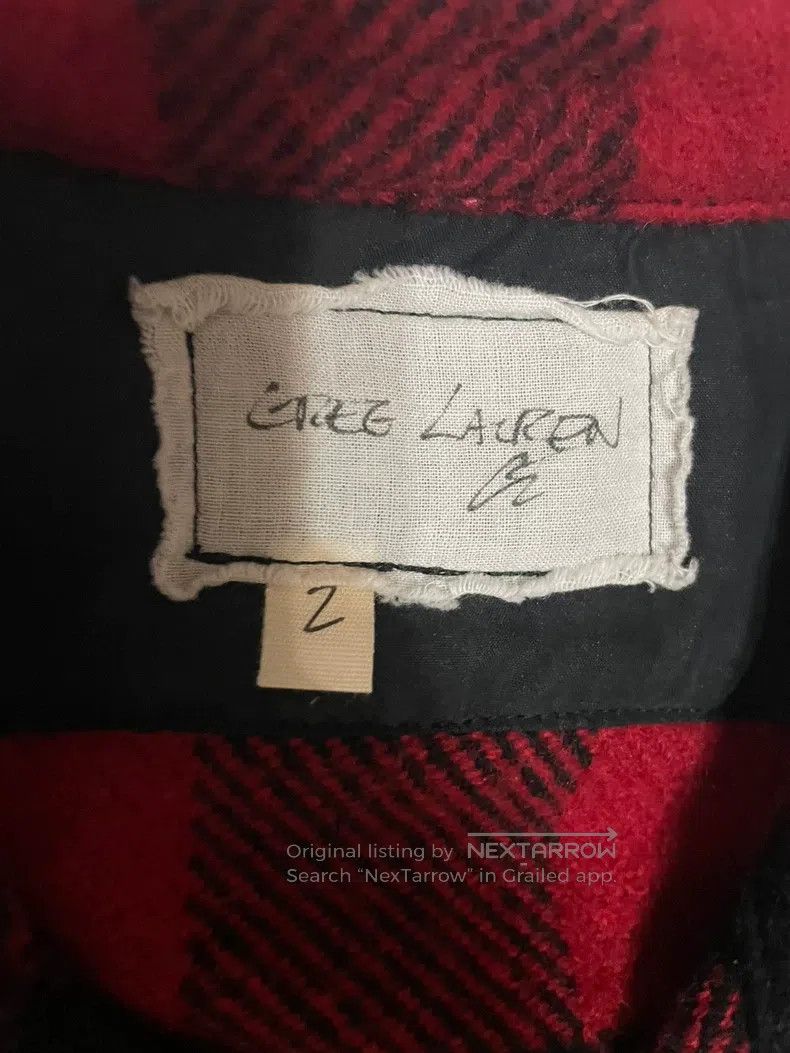 Greg Lauren Greg Lauren Red and White Plaid Coarse Flannel Patchwork J Size US M / EU 48-50 / 2 - 4 Thumbnail