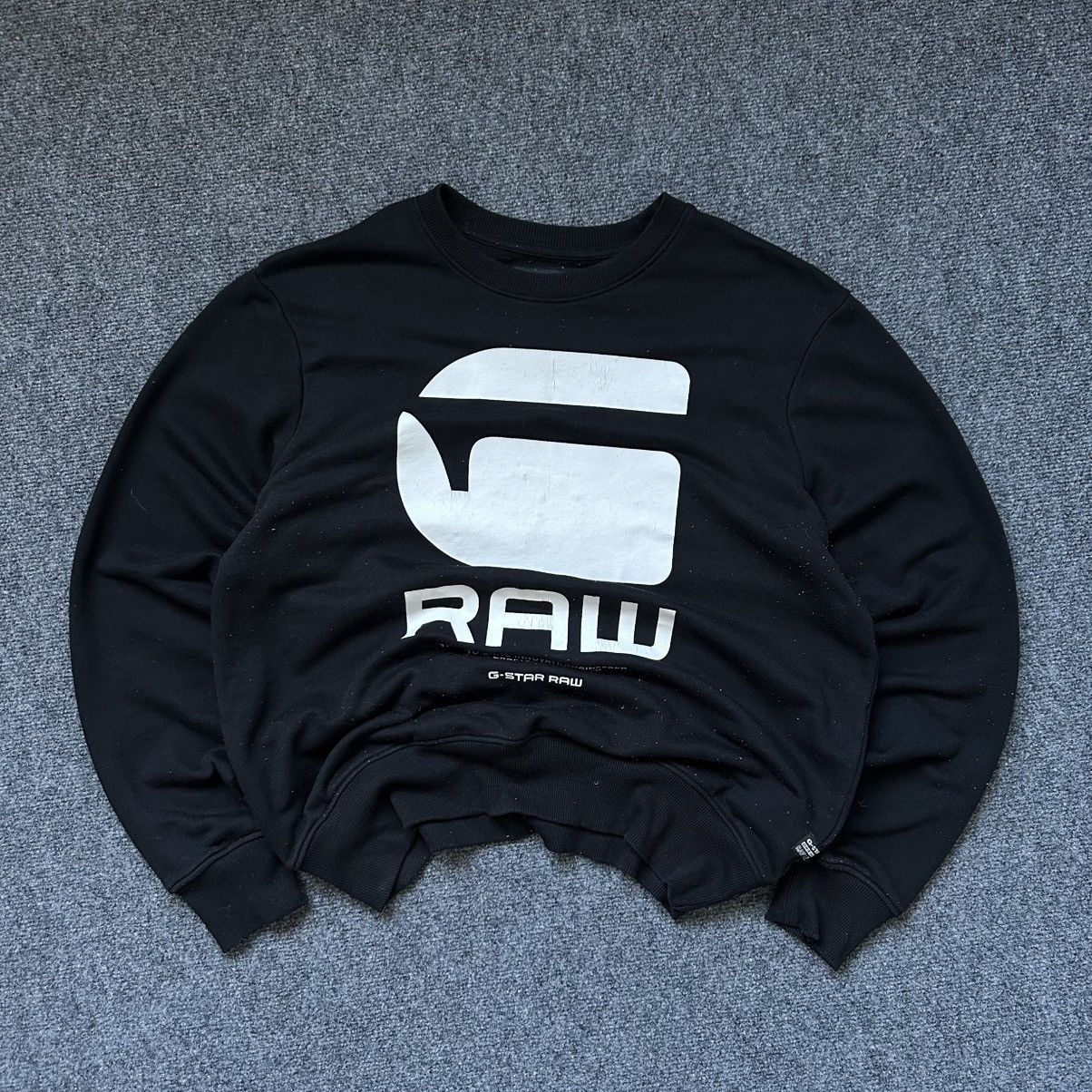 Le Grande Bleu (L.G.B.) VTG G-Star Raw Sweatshirt Big Logo Size L Man Y2K 00s USA Hy Size US L / EU 52-54 / 3 - 2 Thumbnail