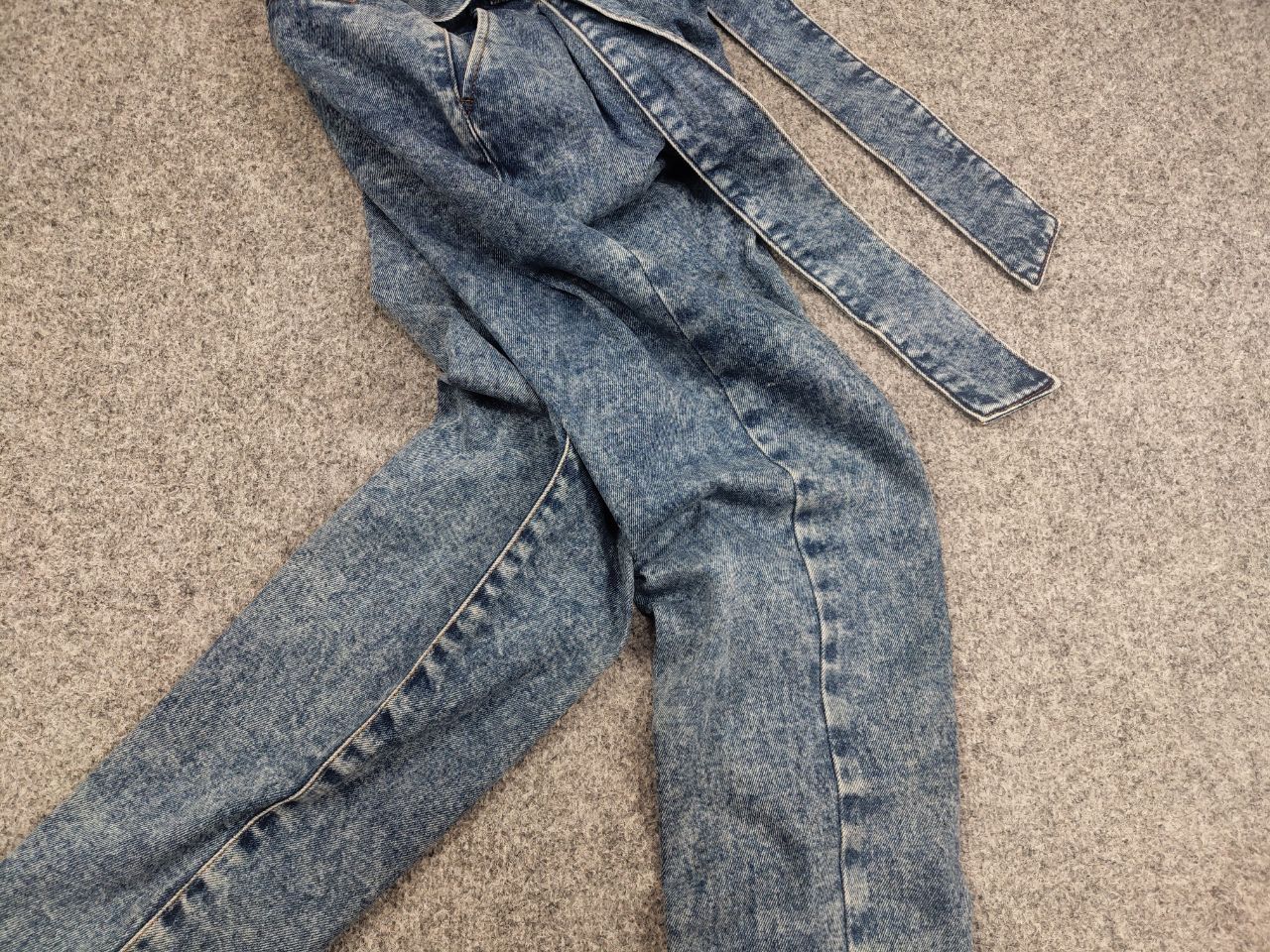 Sezane Sezane rue saint fiacre Paris Design Ankle belt Denim Jeans Size 36" / US 14 / IT 50 - 5 Thumbnail