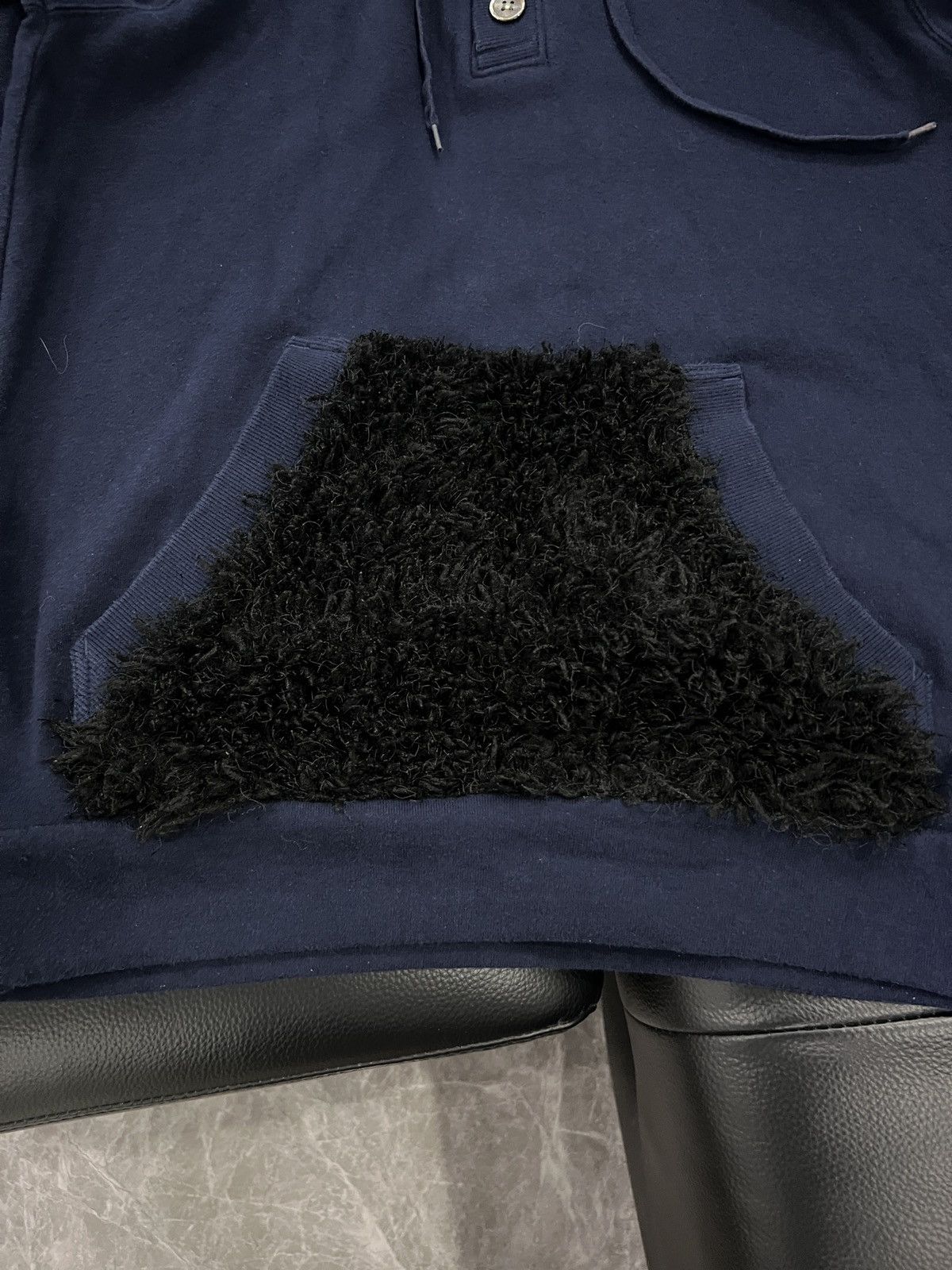 mercibeaucoup mercibeaucoup, Bear Ear Fleece Button Hoodie Size US L / EU 52-54 / 3 - 8 Thumbnail