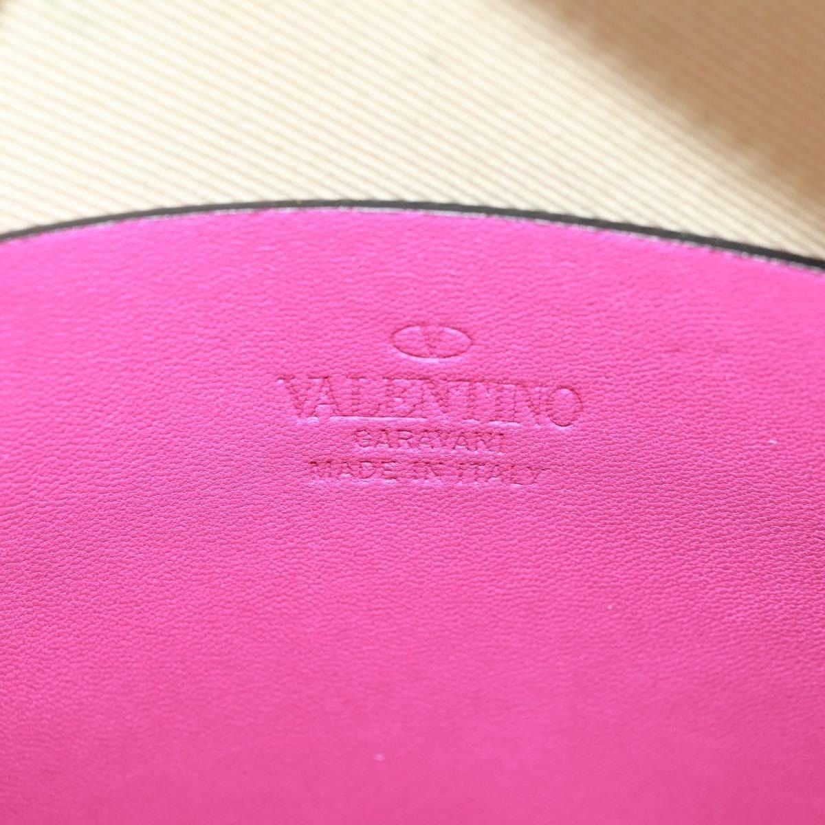 Valentino Valentino Leather V Logo Walk Shoulder Bag Pink Size ONE SIZE - 7 Thumbnail