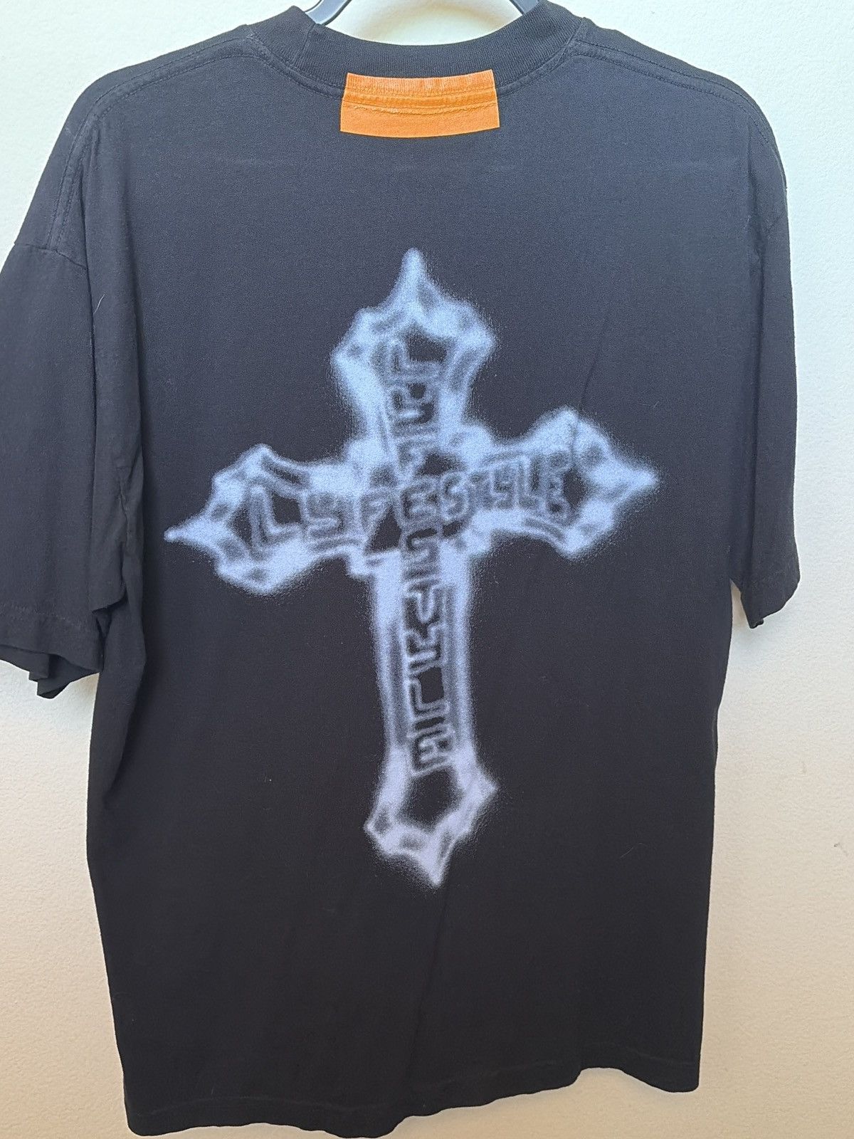 Heron Preston × Yeat Lyfestyle cross t shirt Size US M / EU 48-50 / 2 - 2 Thumbnail