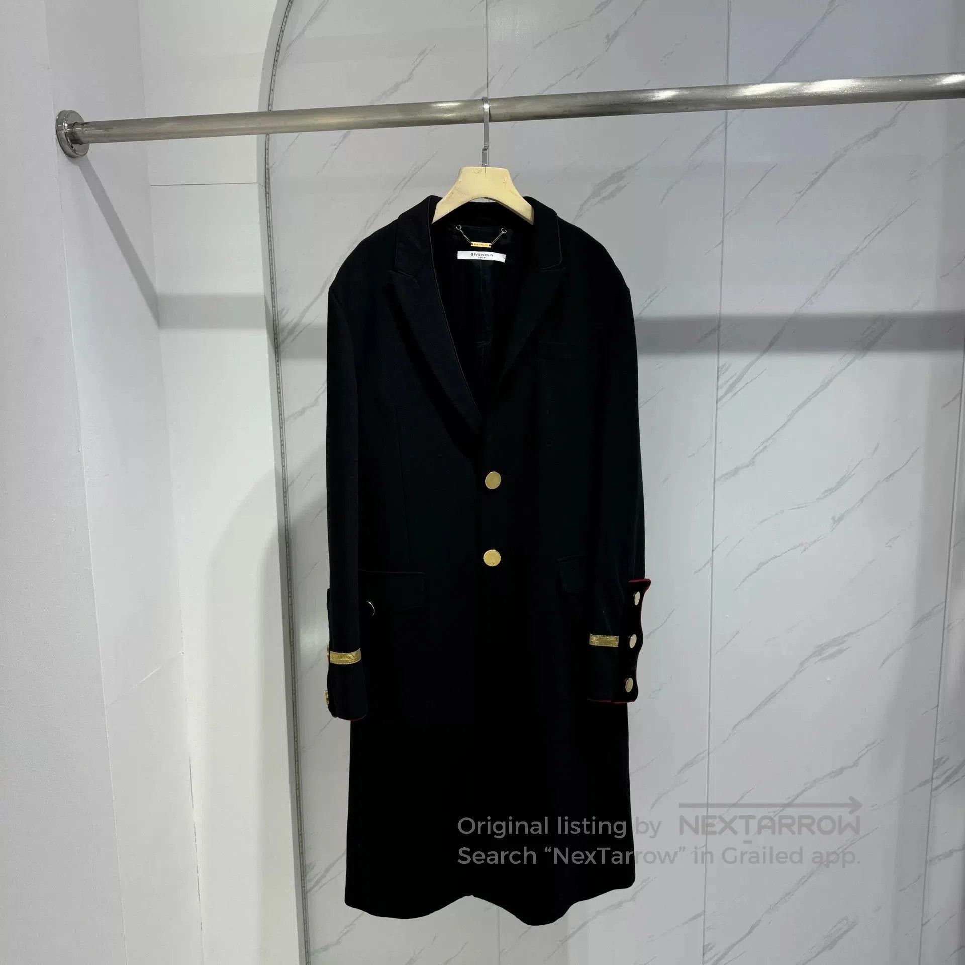 Givenchy Givenchy Runway Black Trench Coat. Size US XXS / EU 40 - 1 Thumbnail