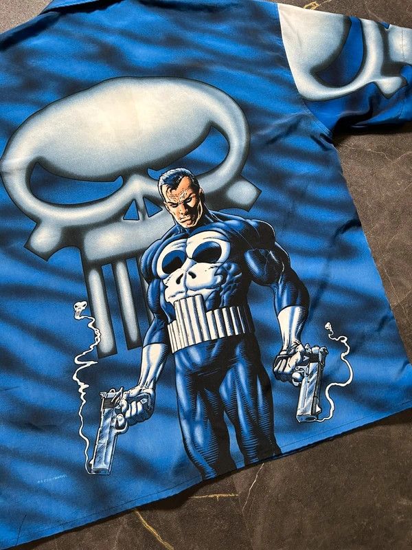 Marvel Comics Marvel Punisher 2002 Lincense Vintage retro 00s Size US XL / EU 56 / 4 - 5 Thumbnail