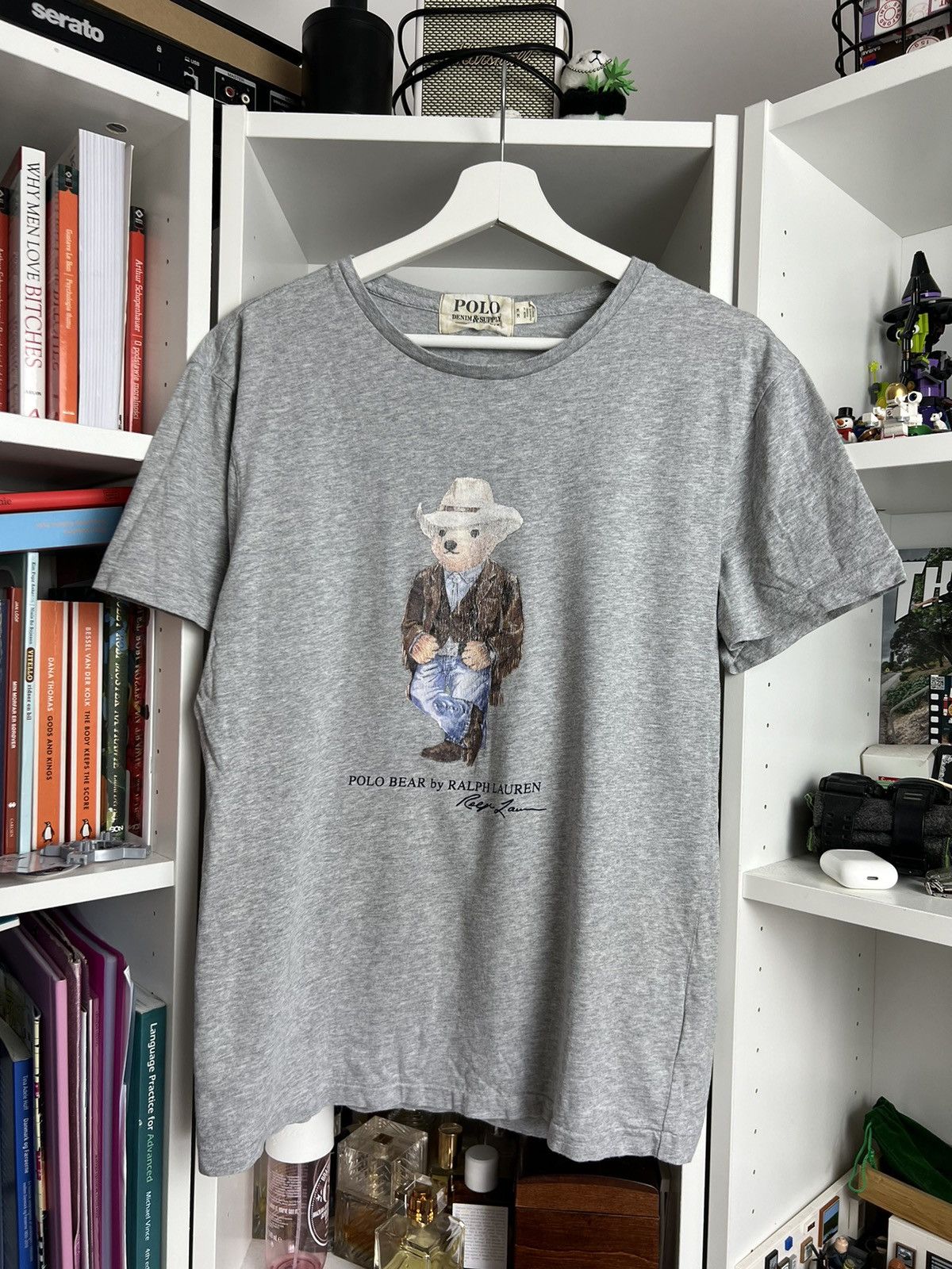 Denim & Supply Ralph Lauren × Ralph Lauren Polo Ralph Lauren Denim & Supply Polo Bear grey t-shirt M Size US M / EU 48-50 / 2 - 1 Thumbnail