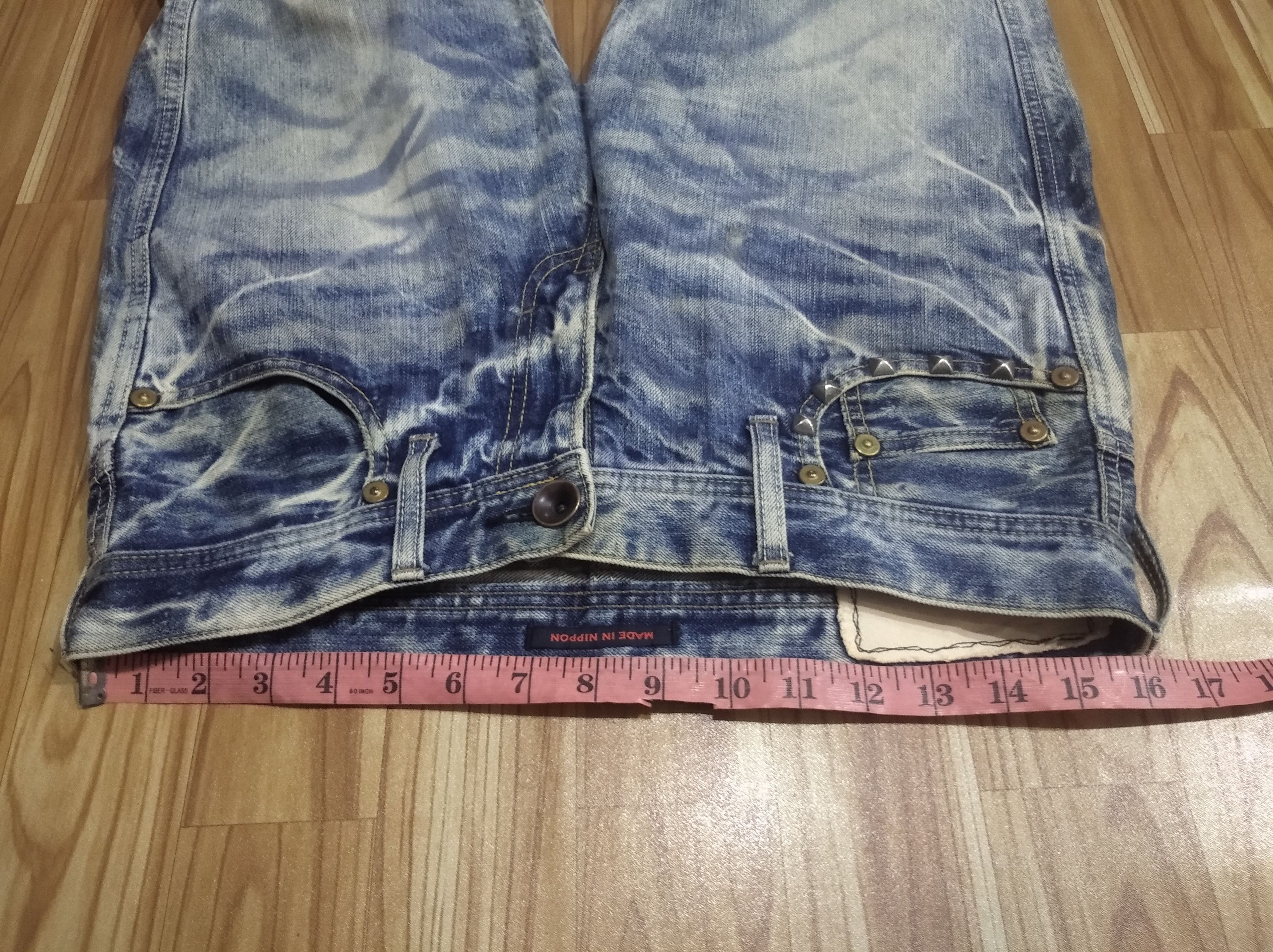 Hysteric Glamour × Japanese Brand Vintage Japanese Brand Blue Way Distressed Flare Jeans Size US 30 / EU 46 - 12 Thumbnail