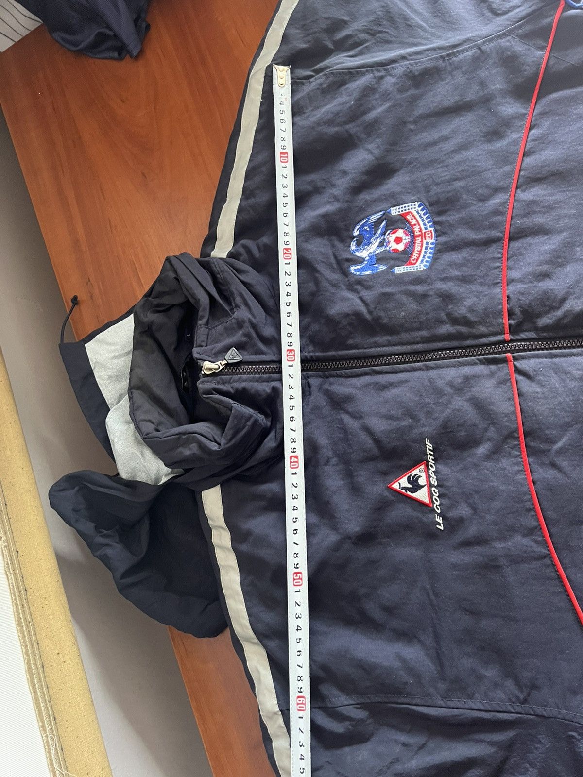 Le Coq Sportif 2001 Le coq sportif Crystal Palace vintage soccer jacket L Size US L / EU 52-54 / 3 - 22 Thumbnail