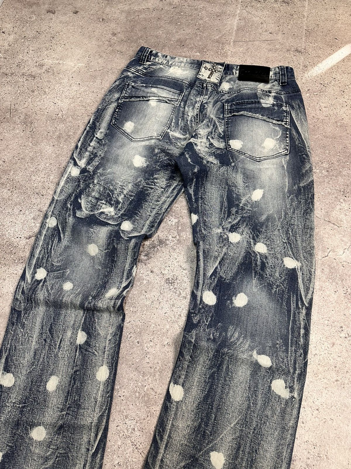 Tornado Mart Vintage Gothic Cargo pants Ed Hardy style Chrome Chest Y2K Size US 34 / EU 50 - 9 Thumbnail