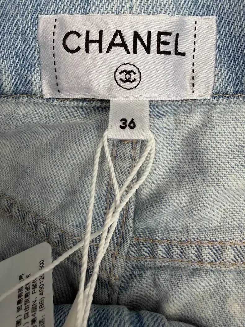 Chanel Chanel Light blue straight jeans Size 24" / US 00 / IT 34 - 4 Thumbnail