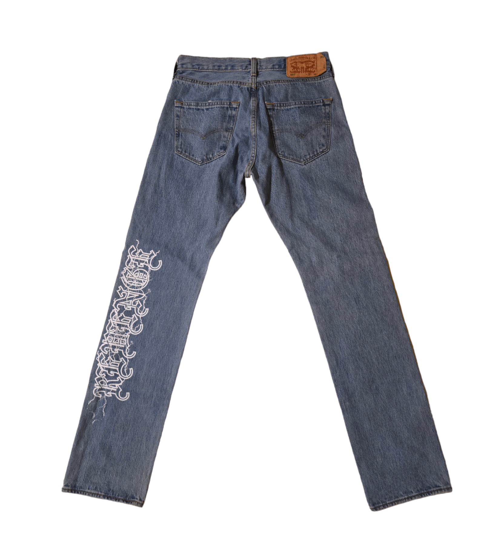 Levi's × Revenge Revenge Skeleton Denim Jeans Size US 28 / EU 44 - 2 Thumbnail