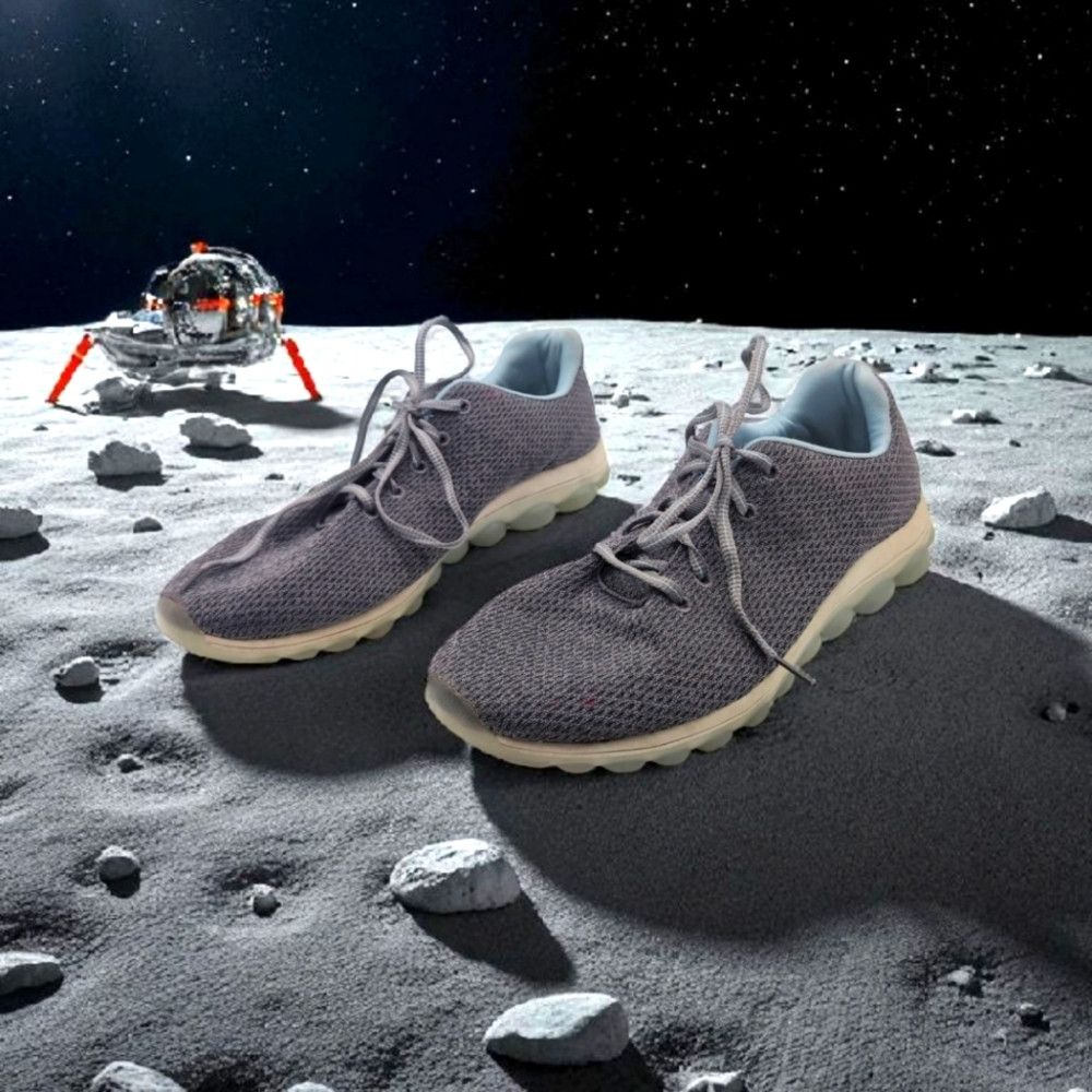 Avia Avia Moonwalker Sz 11 Gray Knit Athletic Shoes Size US 11 / IT 41 - 1 Thumbnail