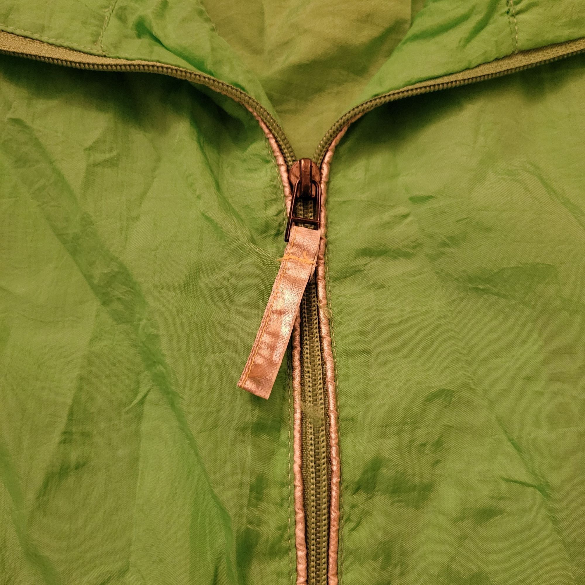 Vintage Vintage Carolina Bay L Green Nylon Sleeveless Zip Up Vest Po Size L / US 10 / IT 46 - 3 Thumbnail