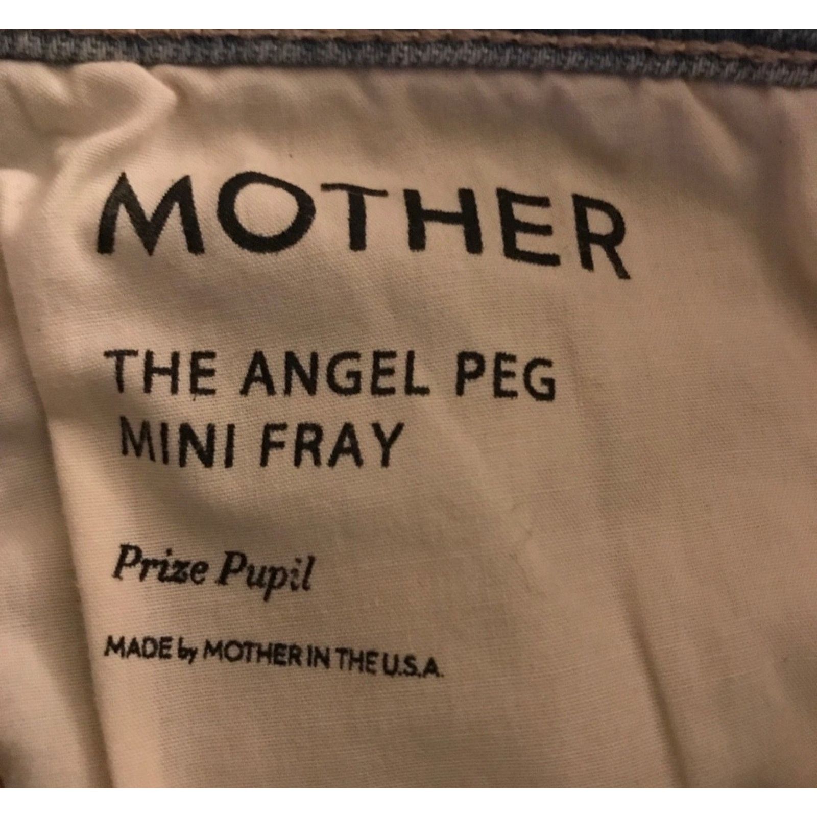MOTHER MOTHER SUPERIOR The Angel Peg Mini Fray Denim Skirt Size 25 Size 25" / US 0 / IT 36 - 9 Thumbnail