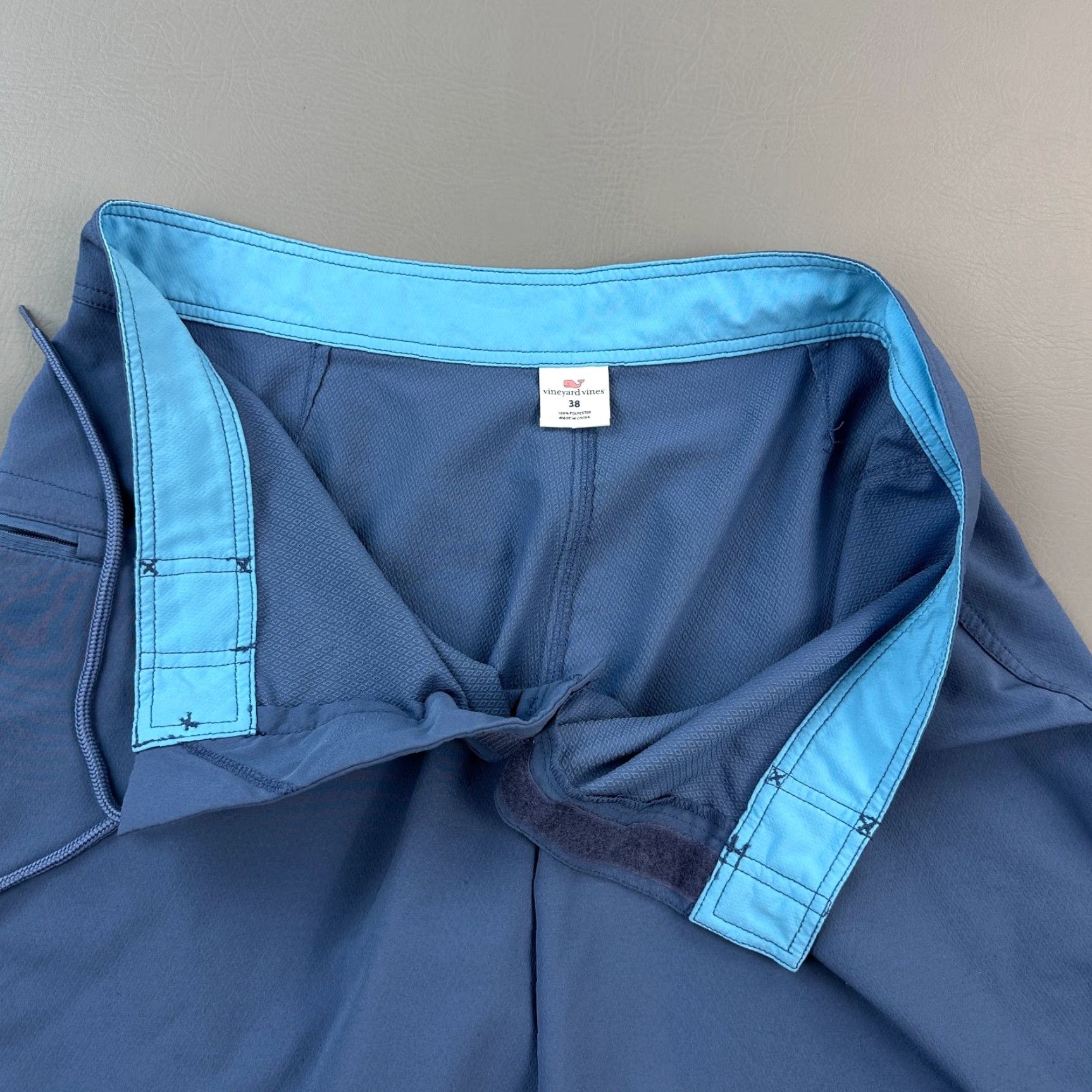 Vineyard Vines Vineyard Vines Swim Shorts Mens 38 Blue 9" Boardshorts Drawstring Beach Size US 38 / EU 54 - 5 Thumbnail