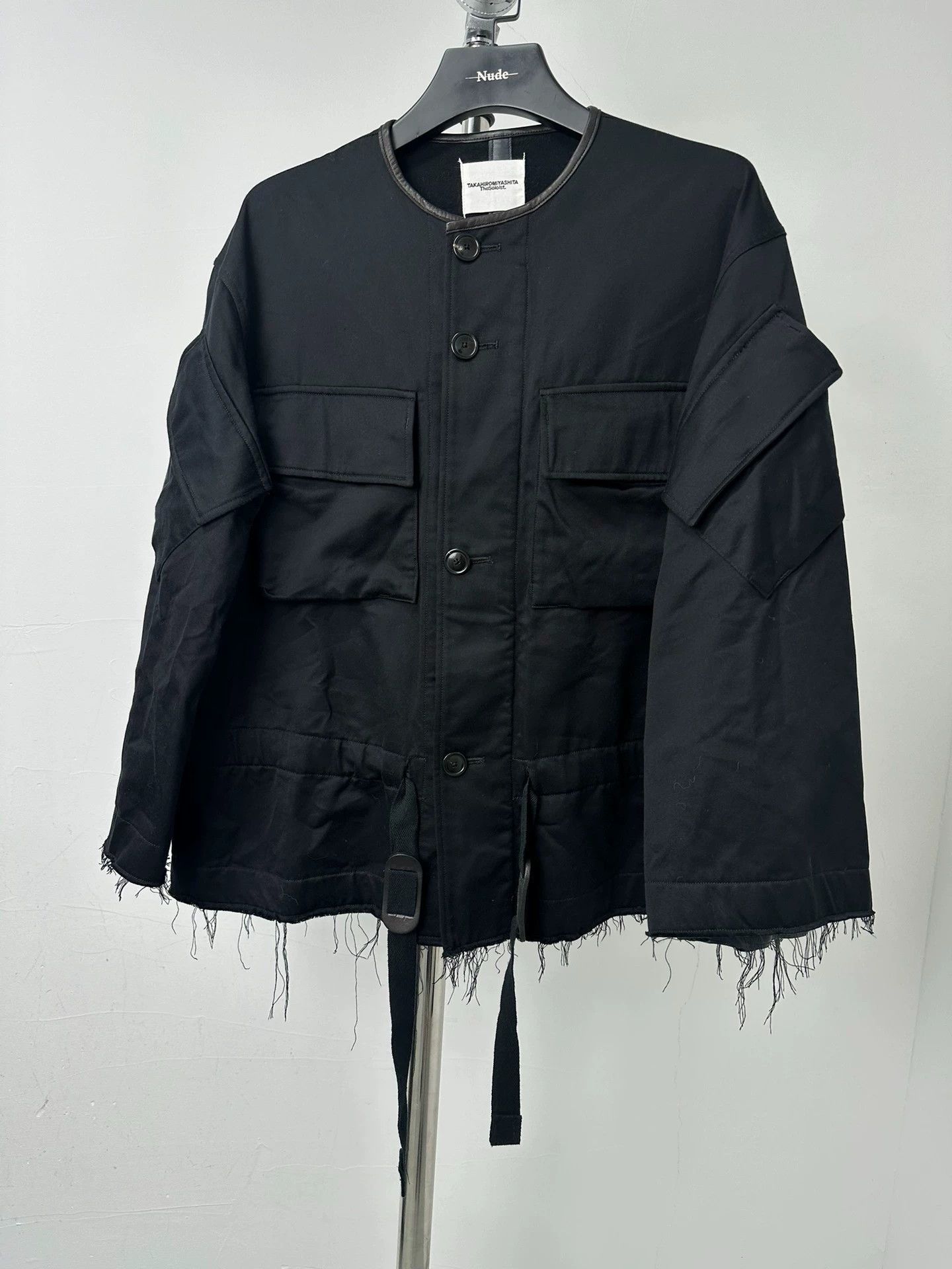 Takahiromiyashita The Soloist. TTS 17aw 4-pocket wool jacket sheepskin trim size 48 Size US M / EU 48-50 / 2 - 1 Thumbnail