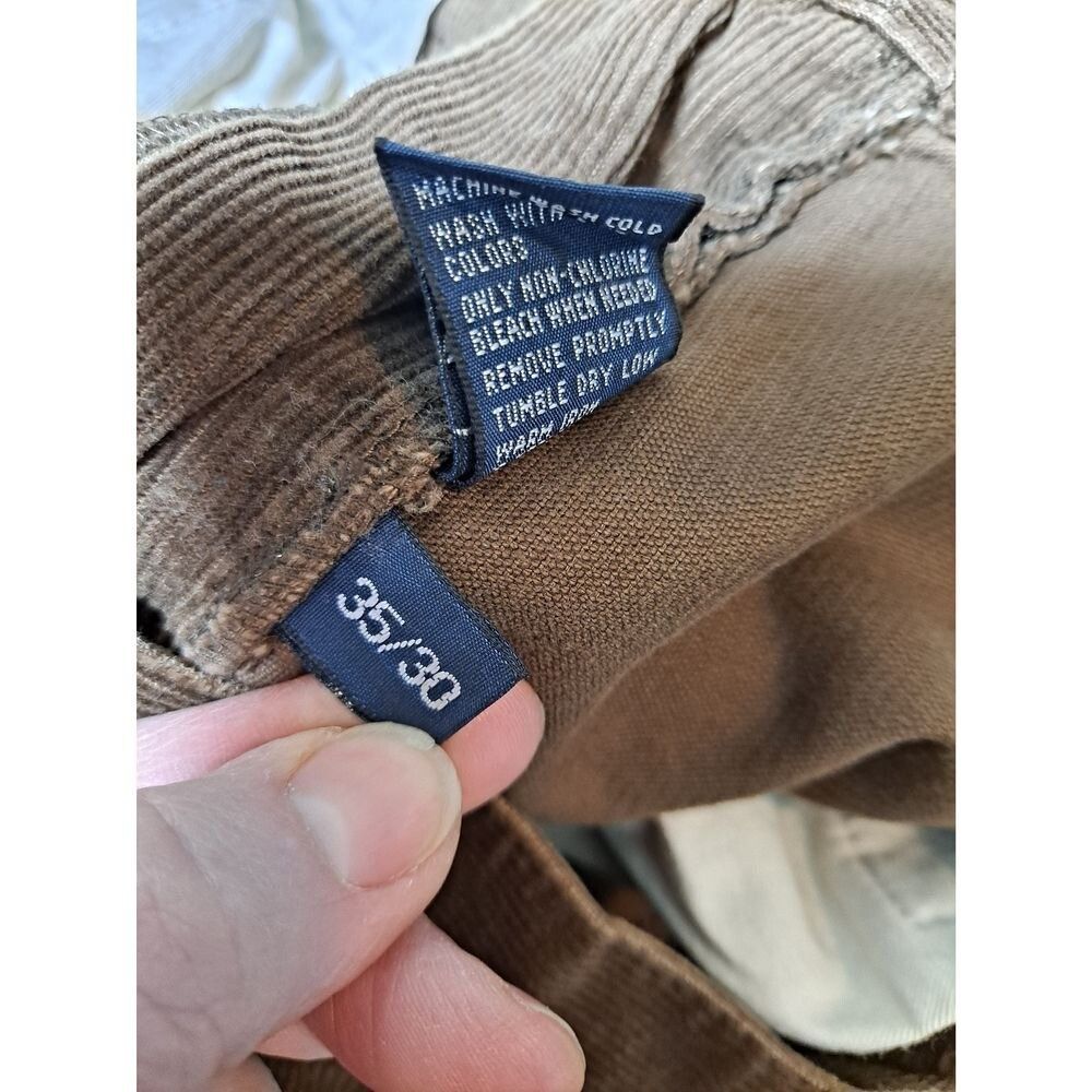 Polo Ralph Lauren Polo Ralph Lauren Corduroy Pants Authentic Dungarees Brown C Size US 35 - 5 Thumbnail