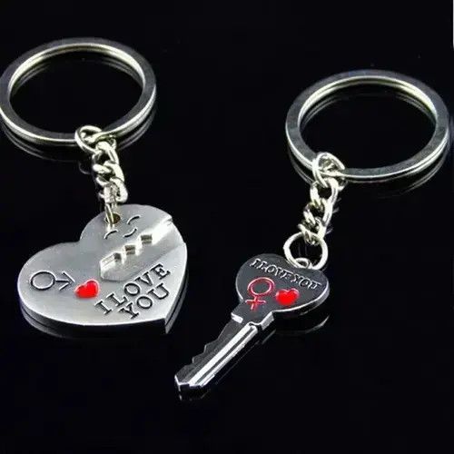 Other Heart ❤️ Couple Keychain Size ONE SIZE - 4 Thumbnail