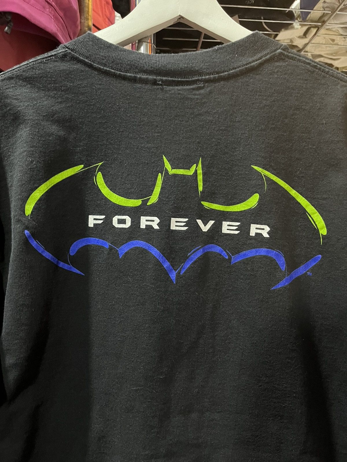 DC Comics Batman Forever Movie Tee 90s (single stitch) Size US L / EU 52-54 / 3 - 4 Thumbnail