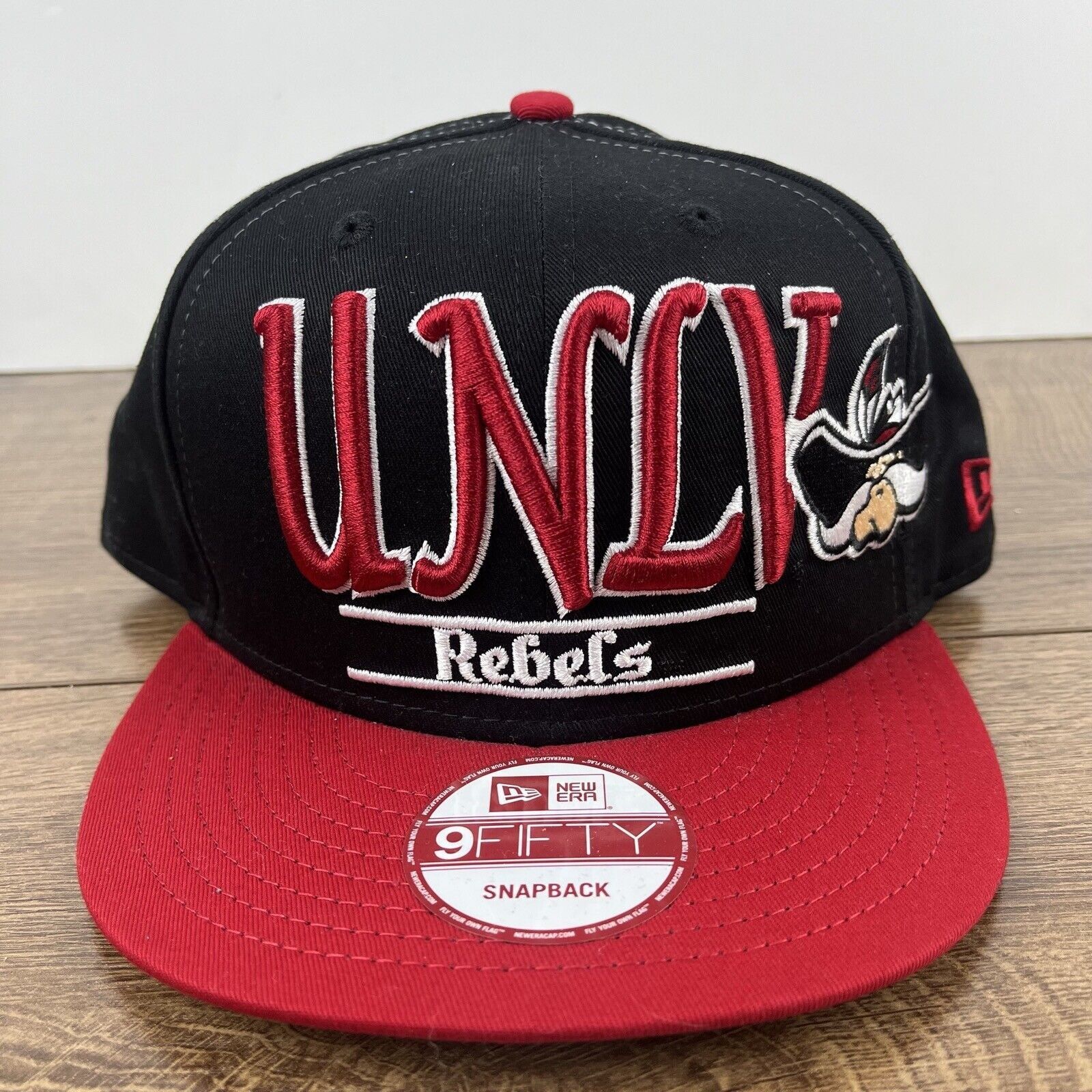 New Era UNLV Rebels Hat New Era 9FIFTY Snapback Hat Black Hat Adjust Size ONE SIZE - 4 Thumbnail