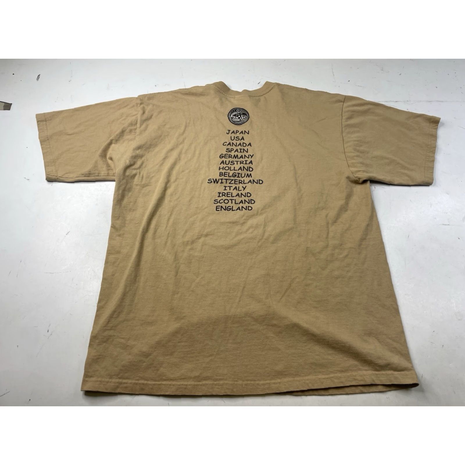 Jerzees VINTAGE Bon Jovi Bounce Tour T-Shirt 2003 XL Tan Cotton Crew Neck Short Sleeve JERZEES Men Graphic Regular Size US XL / EU 56 / 4 - 7 Thumbnail