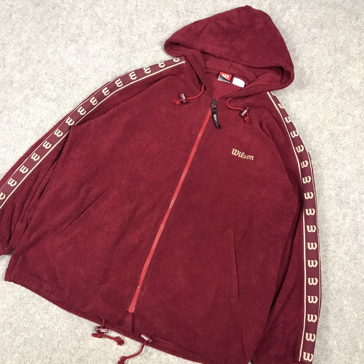 Japanese Brand × Wilson WILSON ZIPPER HOODIES JACKET Size US M / EU 48-50 / 2 - 4 Thumbnail