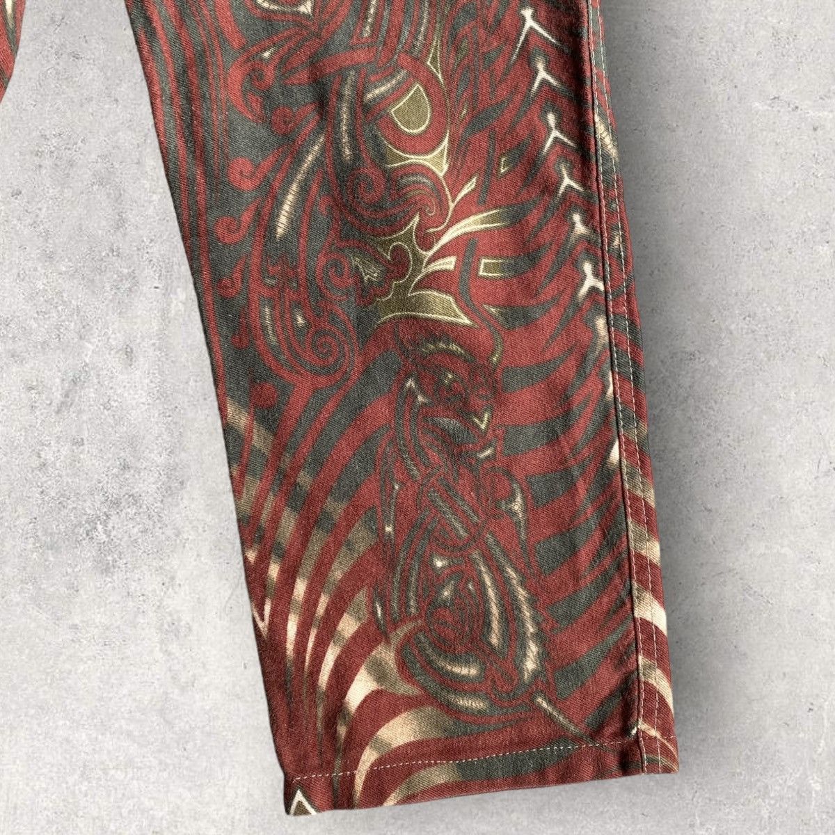 Jean Paul Gaultier SS96 Cyber Tribal Cropped Pants Size 26" / US 2 / IT 38 - 4 Thumbnail