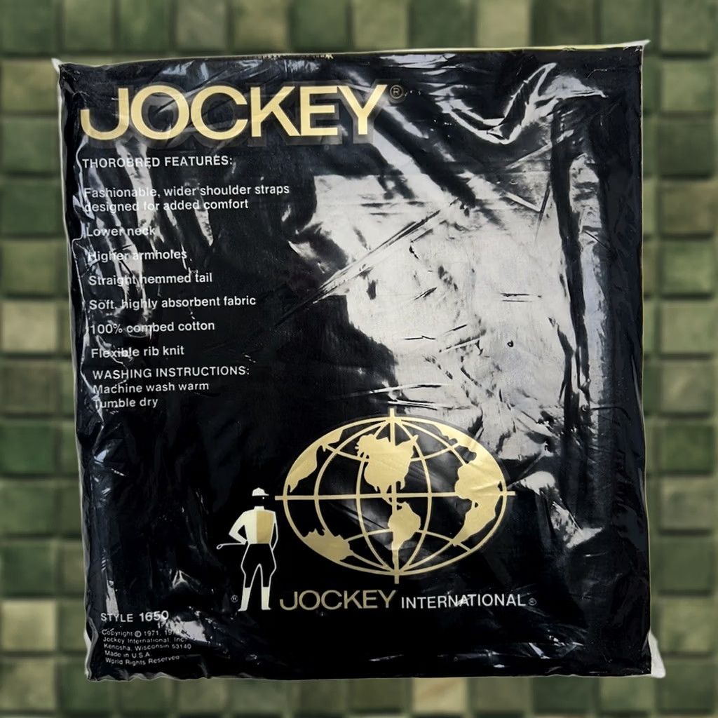 Jockey VINTAGE Jockey Thorobred Designers Collection Athletic Shirt Tank Top Yellow Men Medium Size US M / EU 48-50 / 2 - 1 Thumbnail