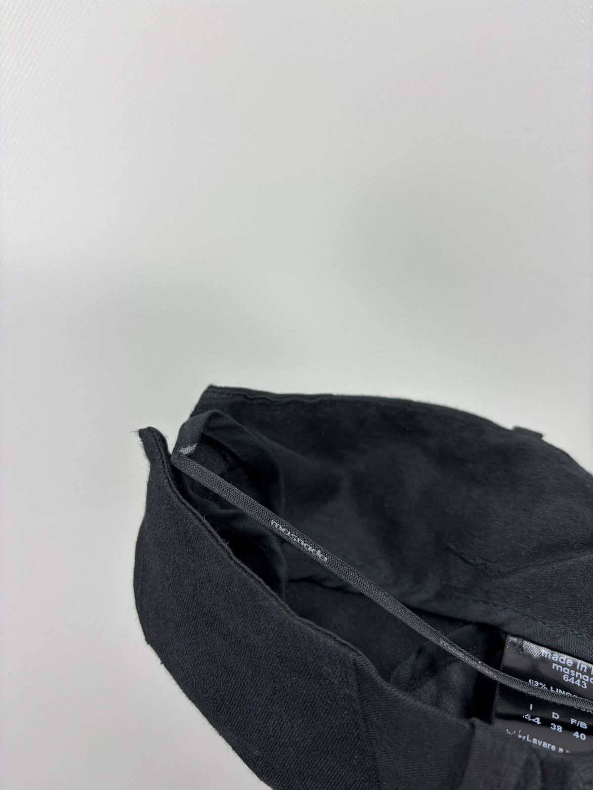 Masnada Womens linen pants Masnada Size 44 Color Black Size 30" / US 8 / IT 44 - 13 Thumbnail