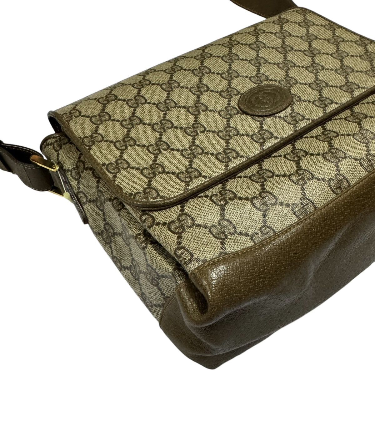 Gucci Vtg🔥Gucci Monogram GG Supreme Sling Bag Made In Italy Size ONE SIZE - 16 Thumbnail