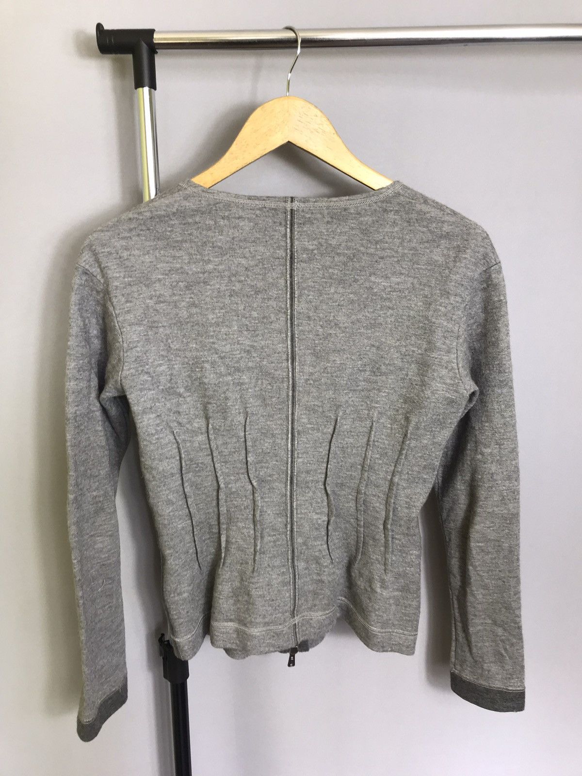 Saint Laurent Paris Yves Saint Laurent cashmere cardigan slim woman zip riri Size XS / US 0-2 / IT 36-38 - 5 Thumbnail