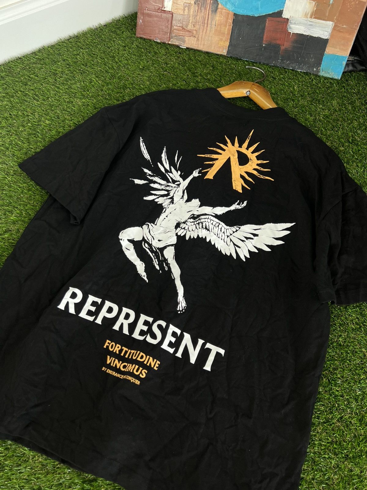 Represent Clo. Represent printed y2k streetwear Icarus t-shirt Size US L / EU 52-54 / 3 - 10 Thumbnail