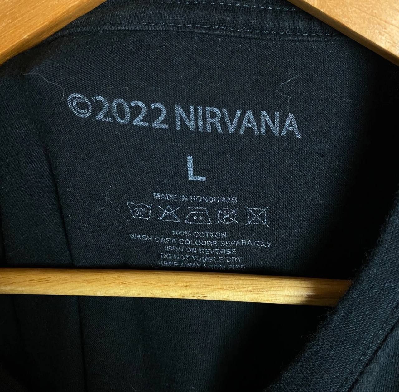 Nirvana Nirvana Tee Men's Size L Black Short Sleeve ` Size US L / EU 52-54 / 3 - 4 Thumbnail