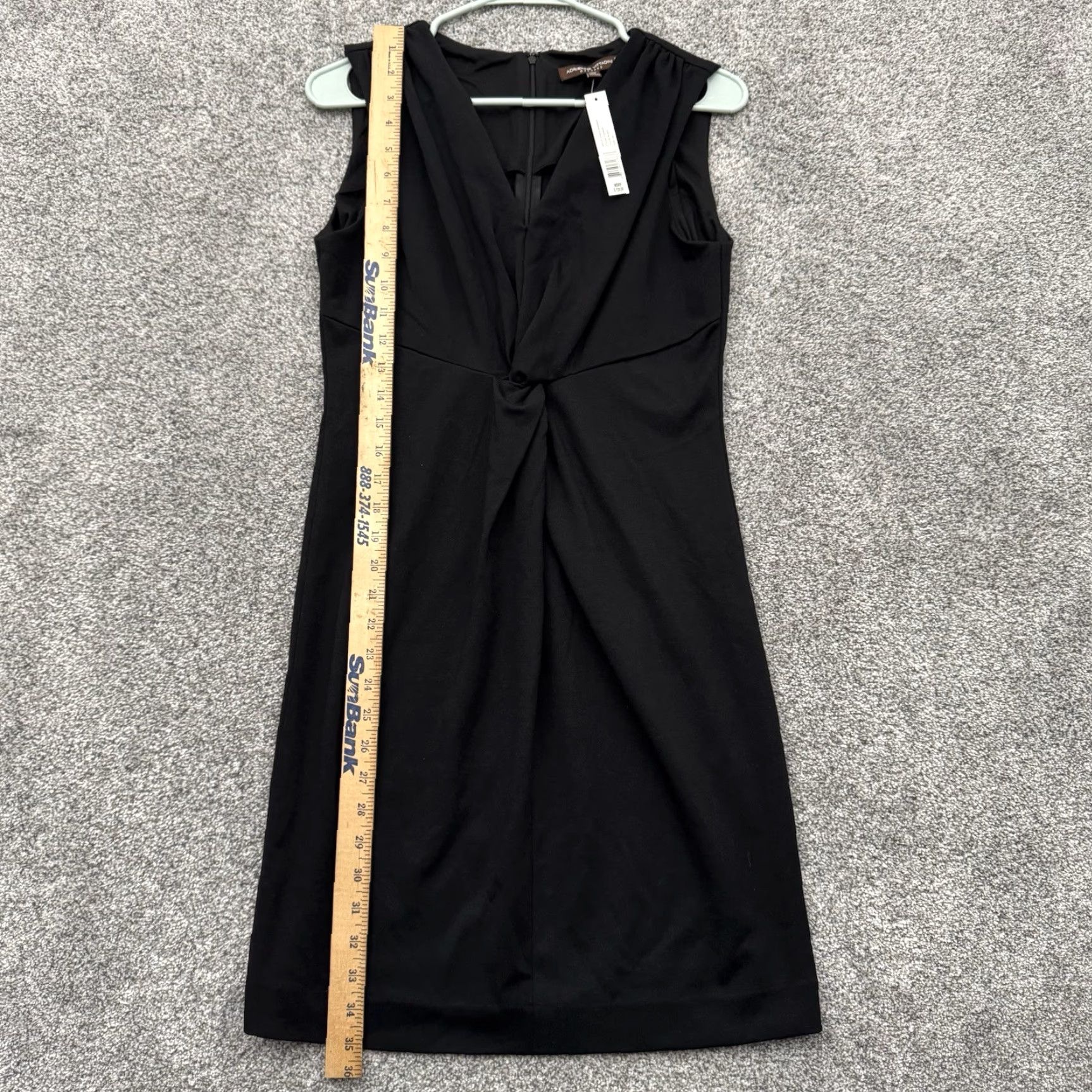 Vintage Adrienne Vittadini Dresses 10P Petite Office Chic Slinky Evening Wear Cocktail Size L / US 10 / IT 46 - 2 Thumbnail