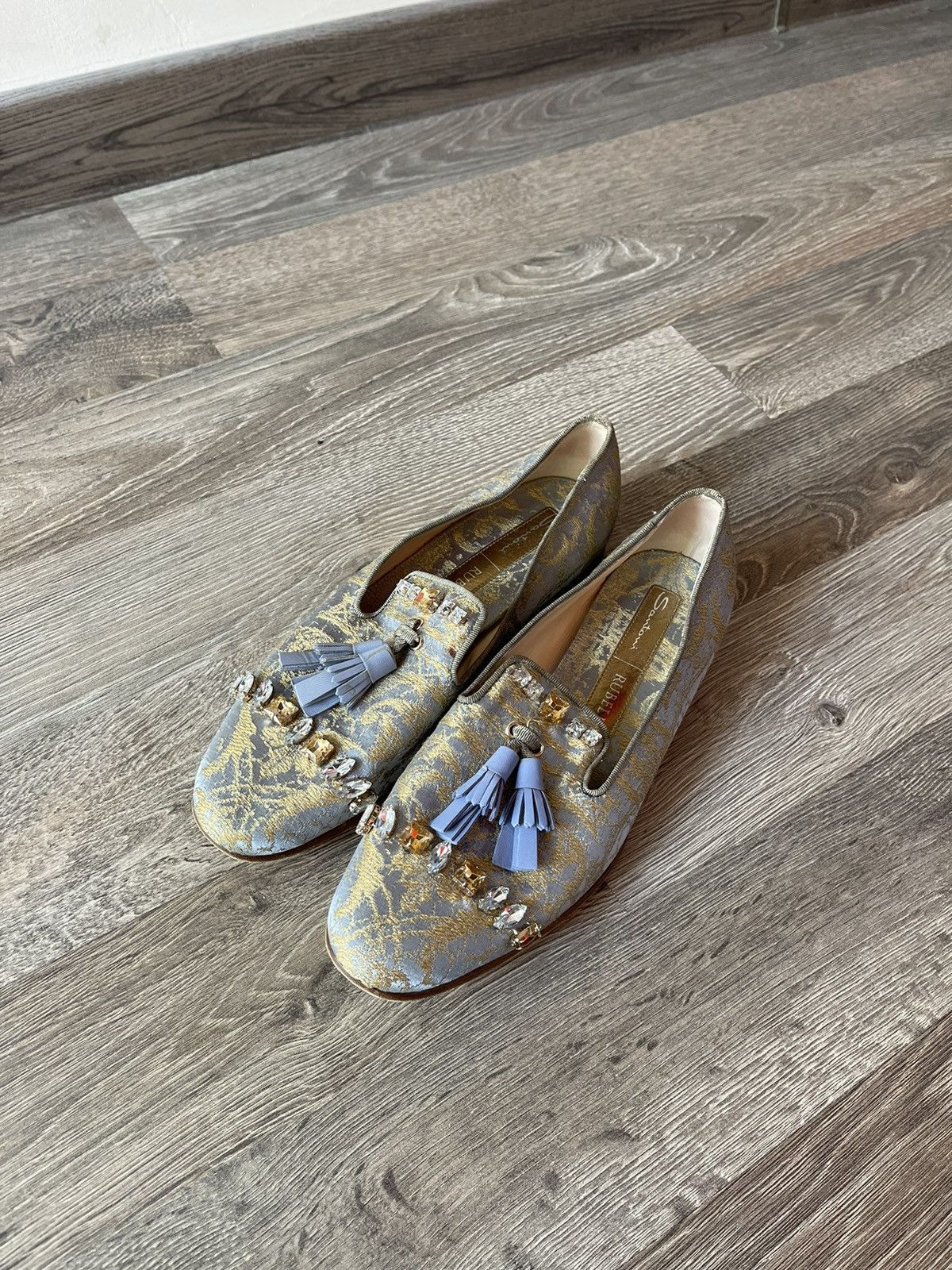 Santoni 🔥santoni rubelli shoes loafers Size US 7 / IT 37 - 4 Thumbnail