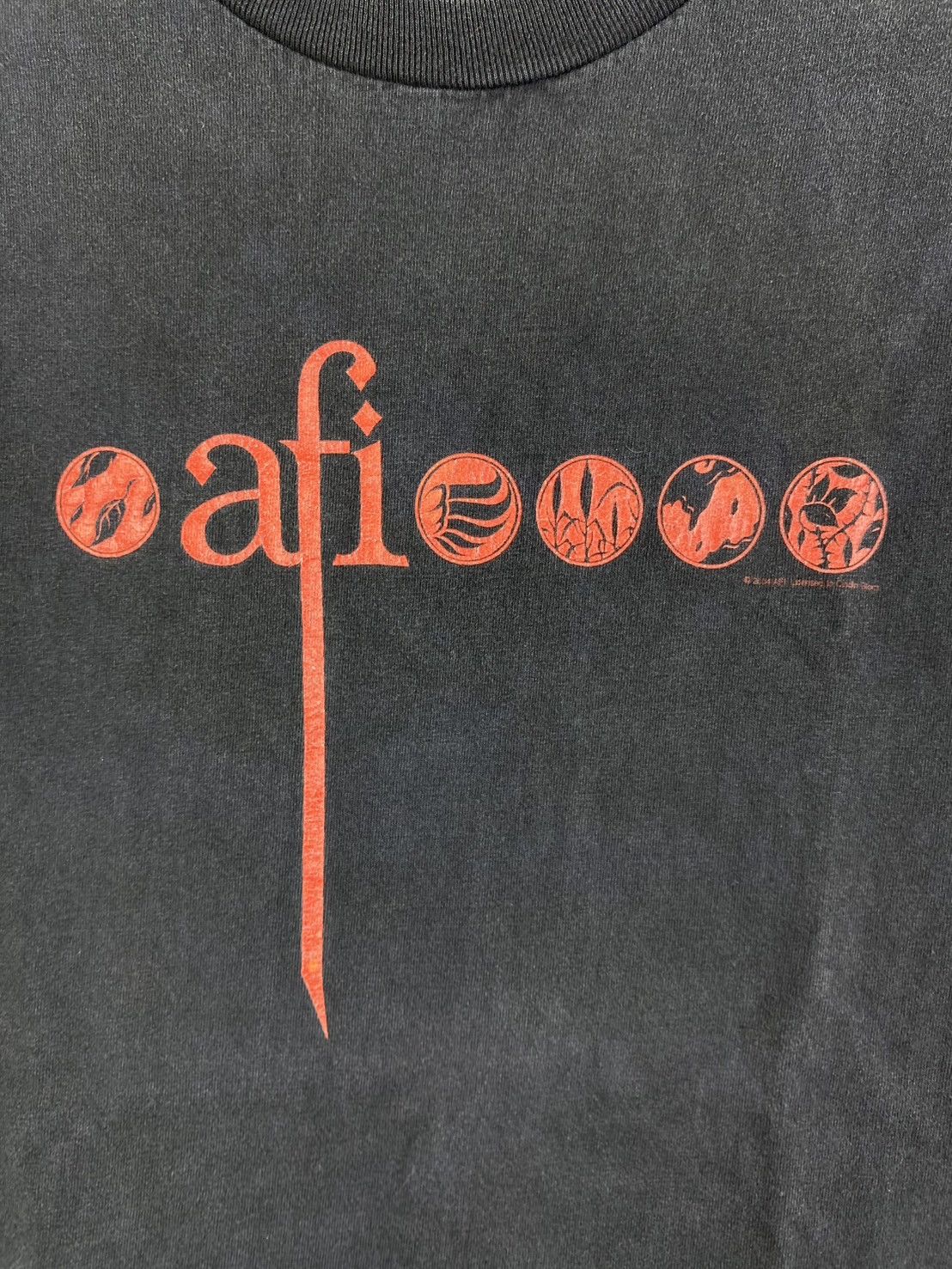 Band Tees RARE Vintage 2004 Y2K AFI ( A Fire Inside) Band Tee Size US S / EU 44-46 / 1 - 2 Thumbnail