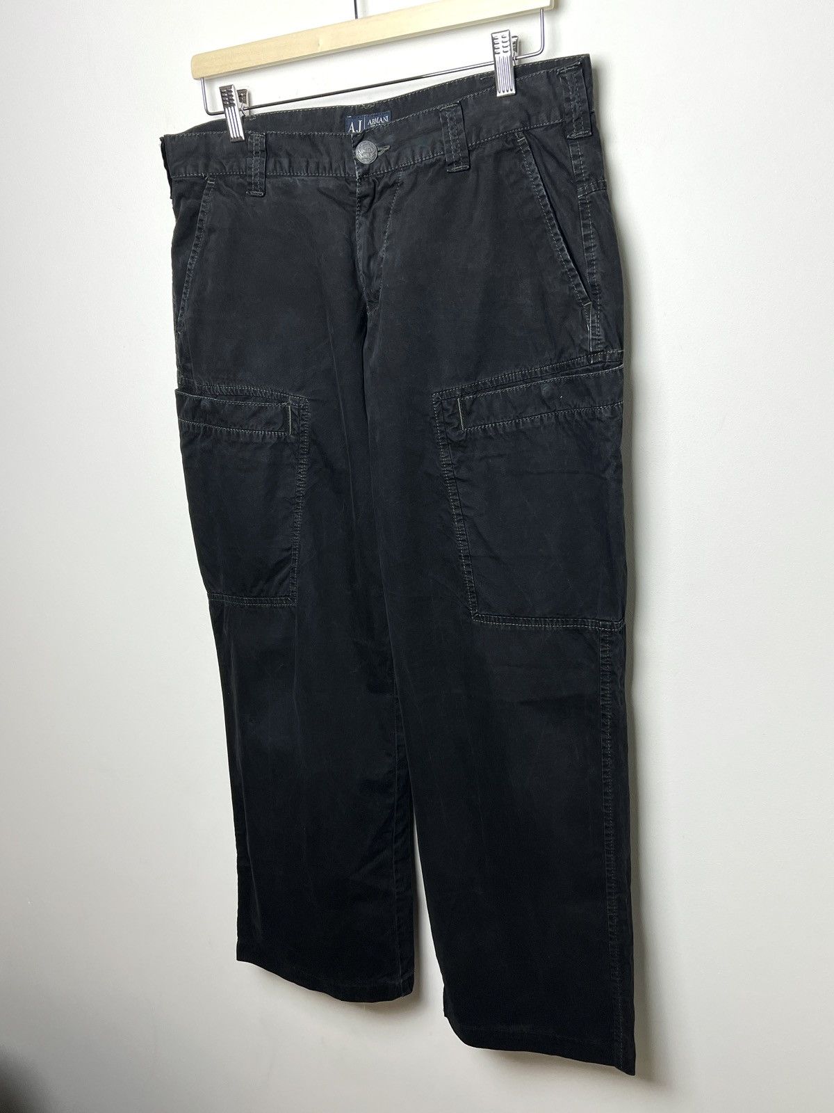 Giorgio Armani armani y2k multipocket washed cargo pants Size US 33 - 2 Thumbnail