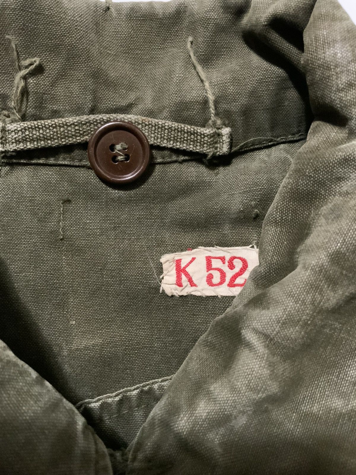 Vintage Vintage 50s 60s Dutch Military Army Field M60 Coat Jacket Size US M / EU 48-50 / 2 - 9 Thumbnail