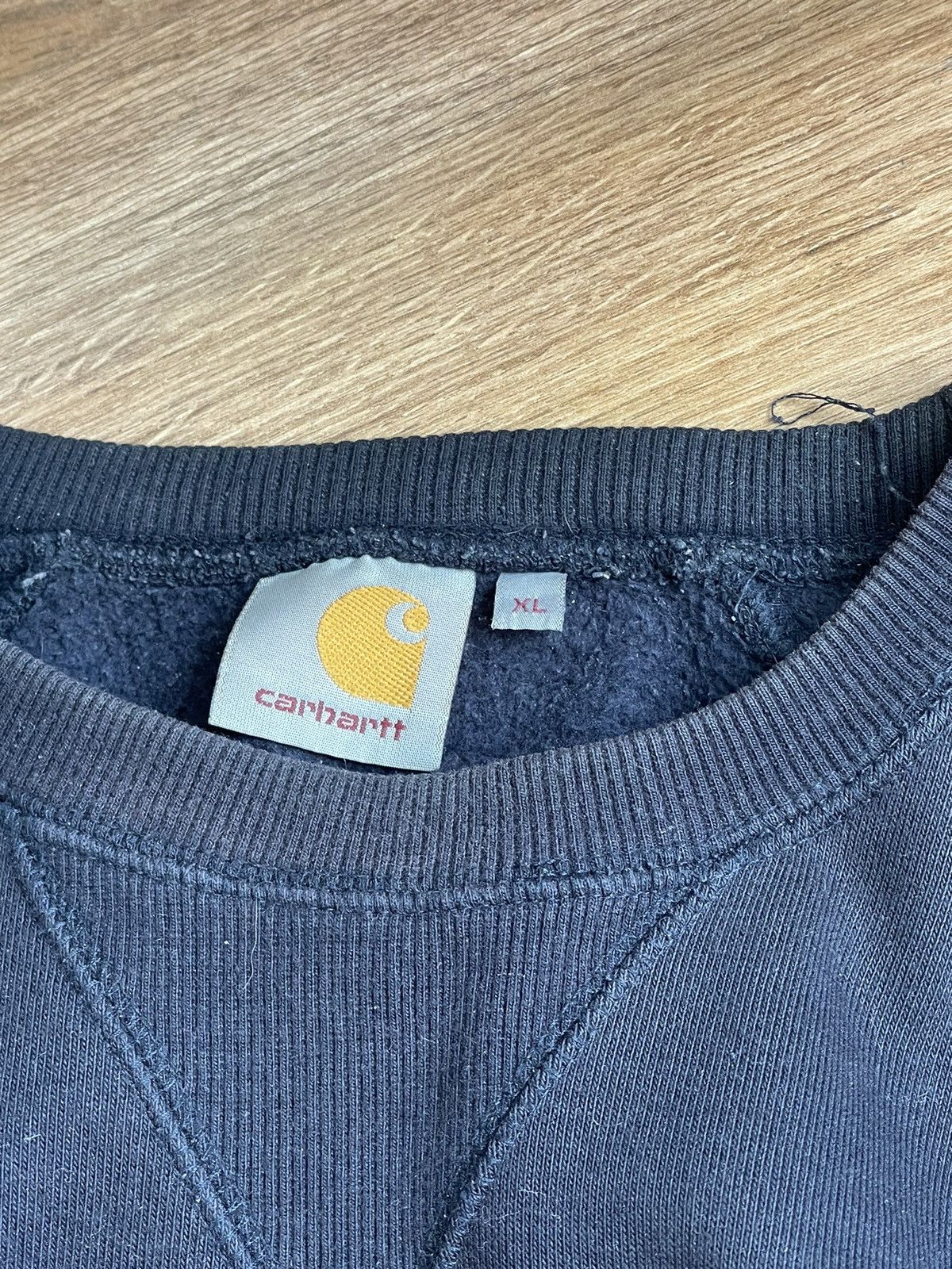 Carhartt × Vintage Carhartt vintage navy sweatshirt Size US M / EU 48-50 / 2 - 3 Thumbnail
