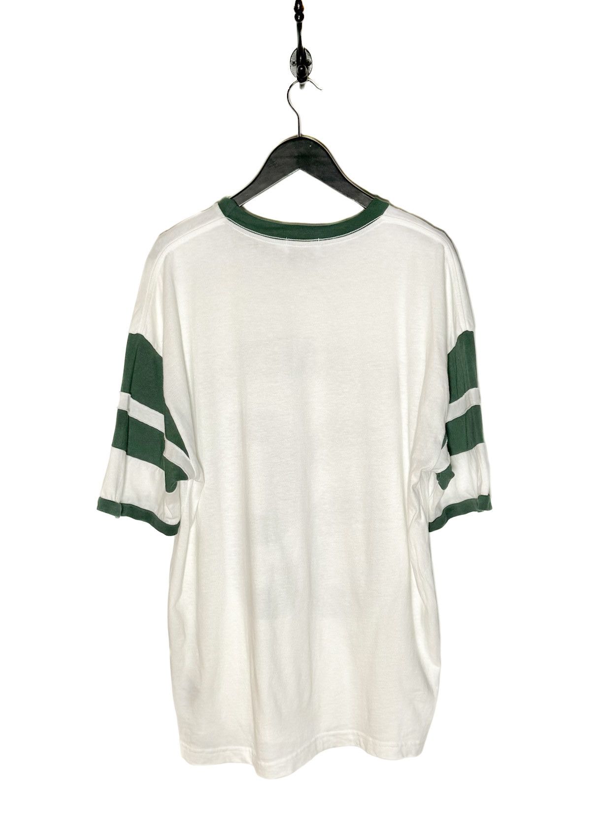Rhude Rhude Ivory Green 69 Logo Ringer T-shirt Size US L / EU 52-54 / 3 - 3 Thumbnail