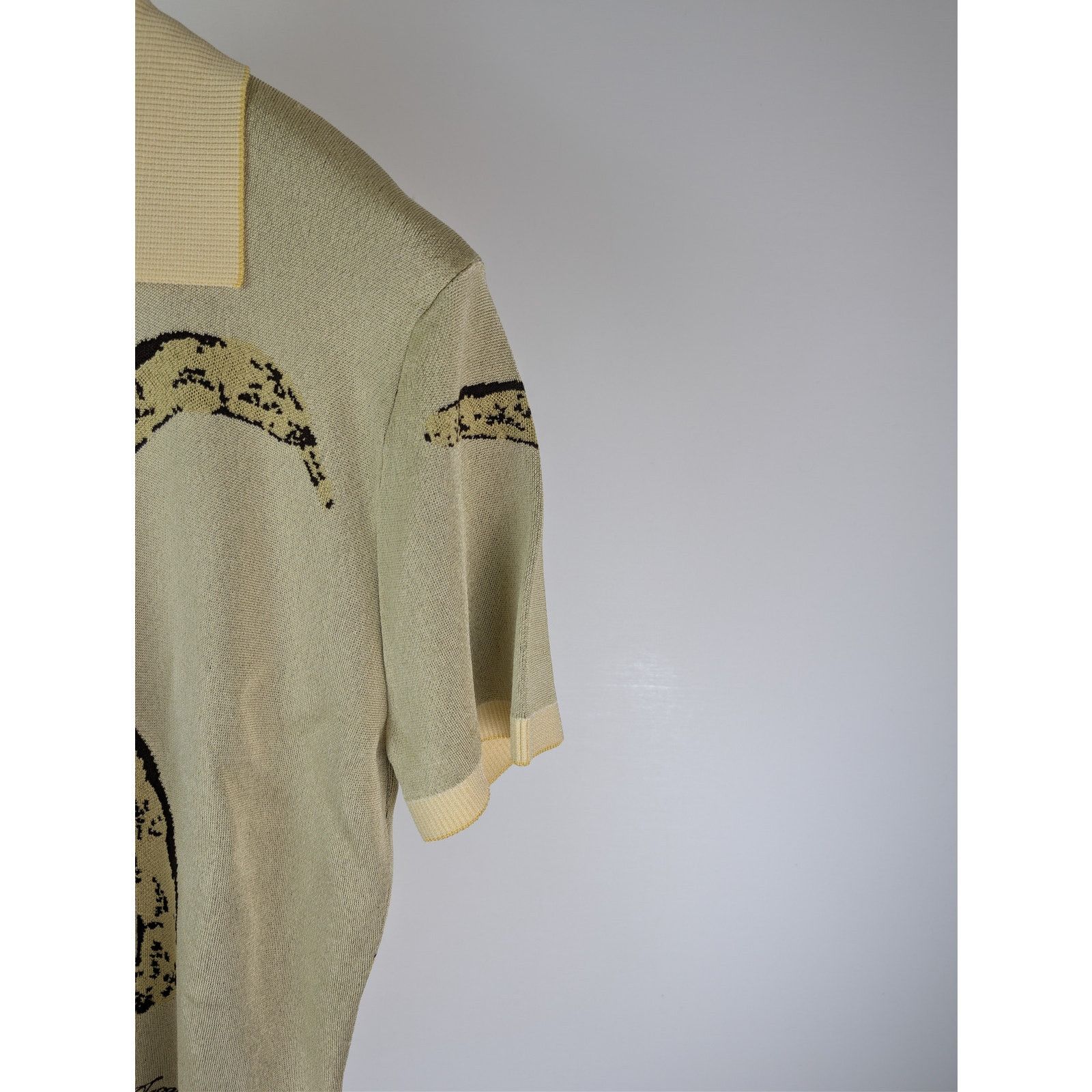 Jacquemus o1rshd1 Le Polo Marino Short-Sleeve Shirt in Banana Yellow Size US L / EU 52-54 / 3 - 5 Thumbnail